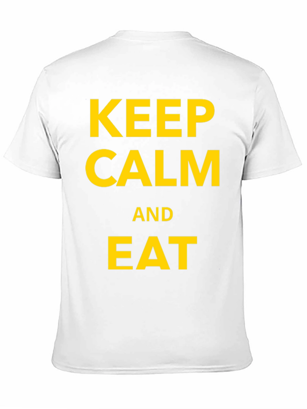 Keep Calm and Eat Black T-Shirt
