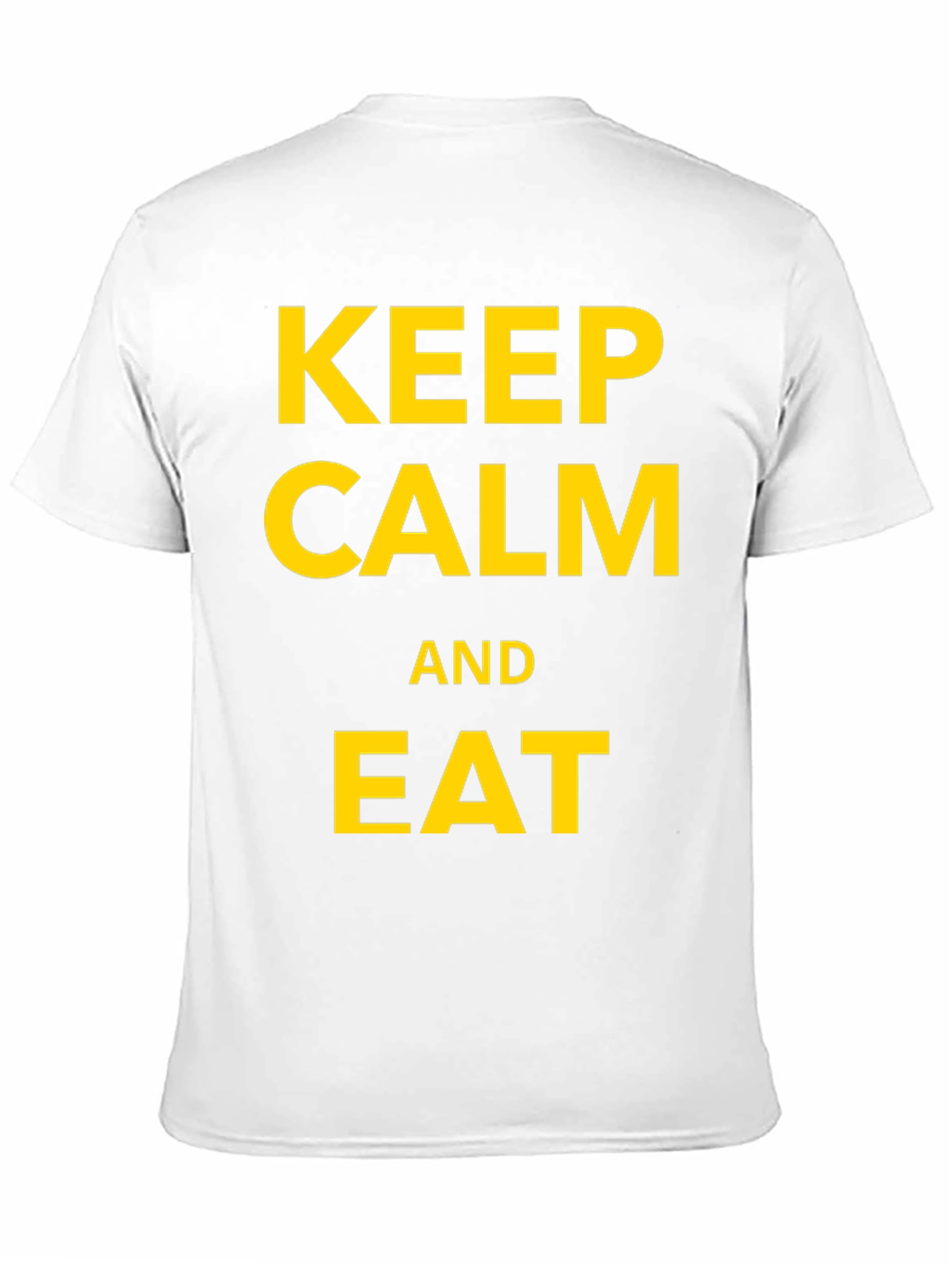 Keep Calm and Eat Black T-Shirt