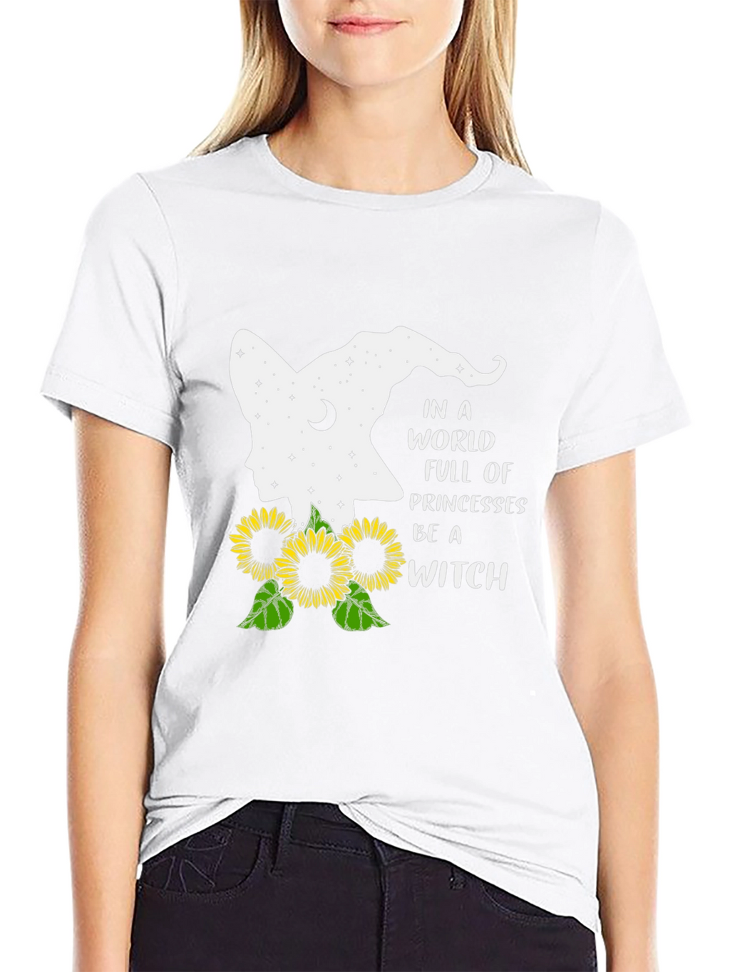 Be A Witch T-Shirt | Sunflower Design