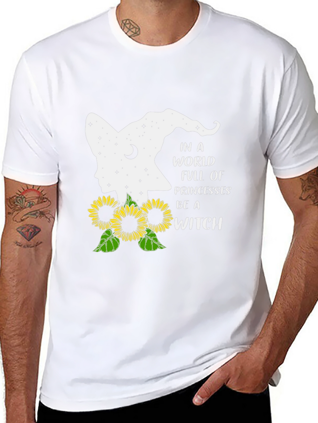 Be A Witch T-Shirt | Sunflower Design
