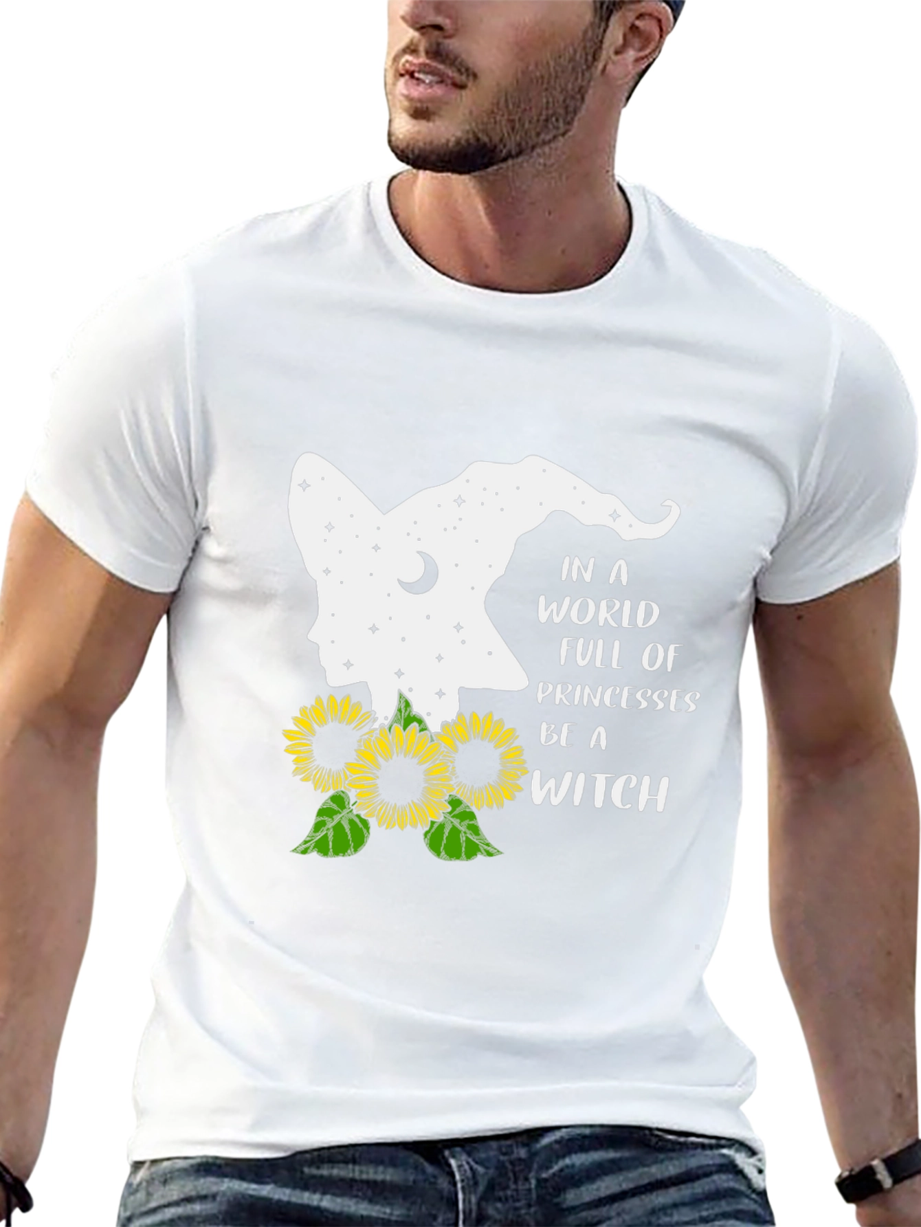 Be A Witch T-Shirt | Sunflower Design