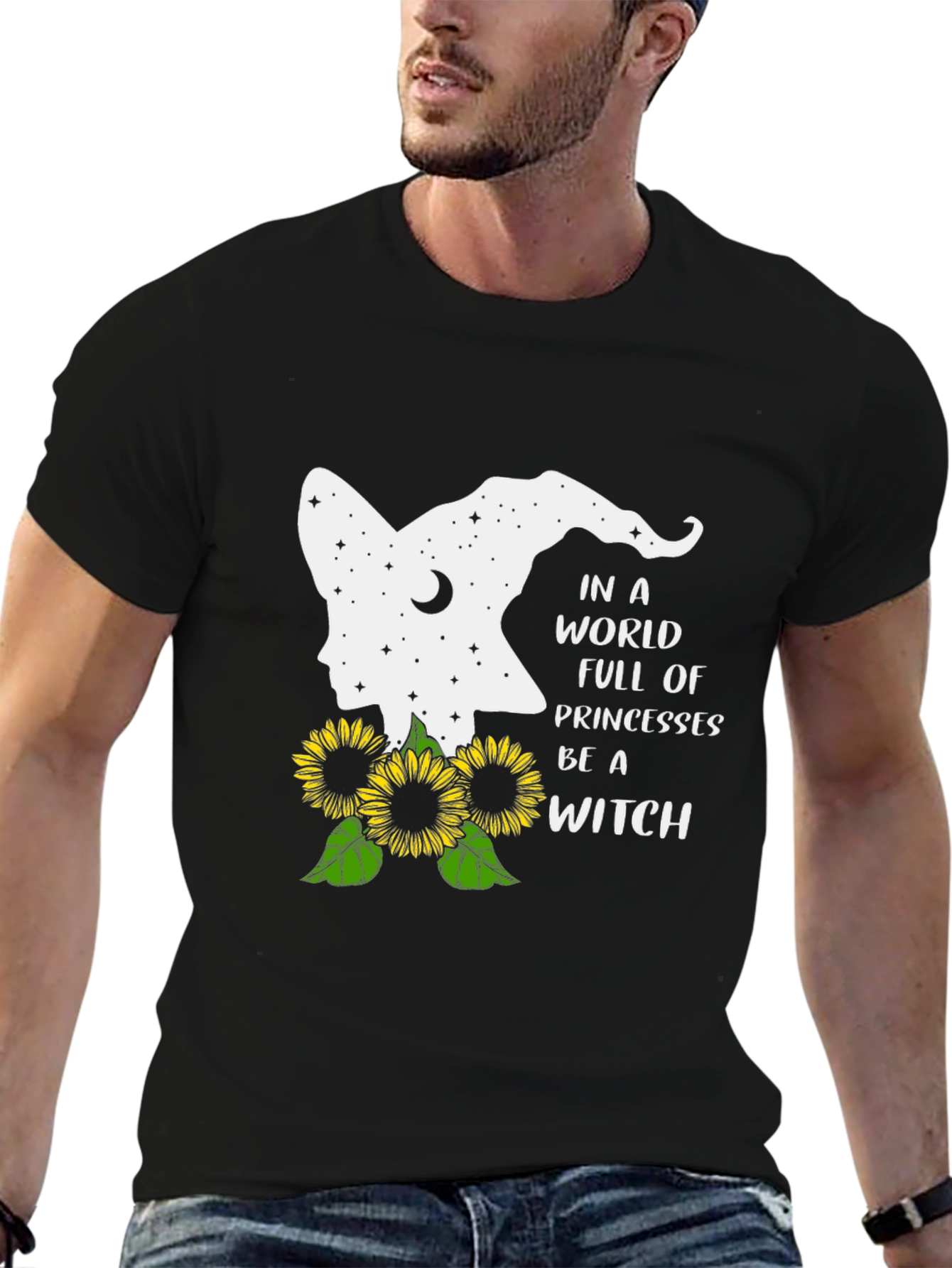 Be A Witch T-Shirt | Sunflower Design
