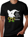 Be A Witch T-Shirt | Sunflower Design