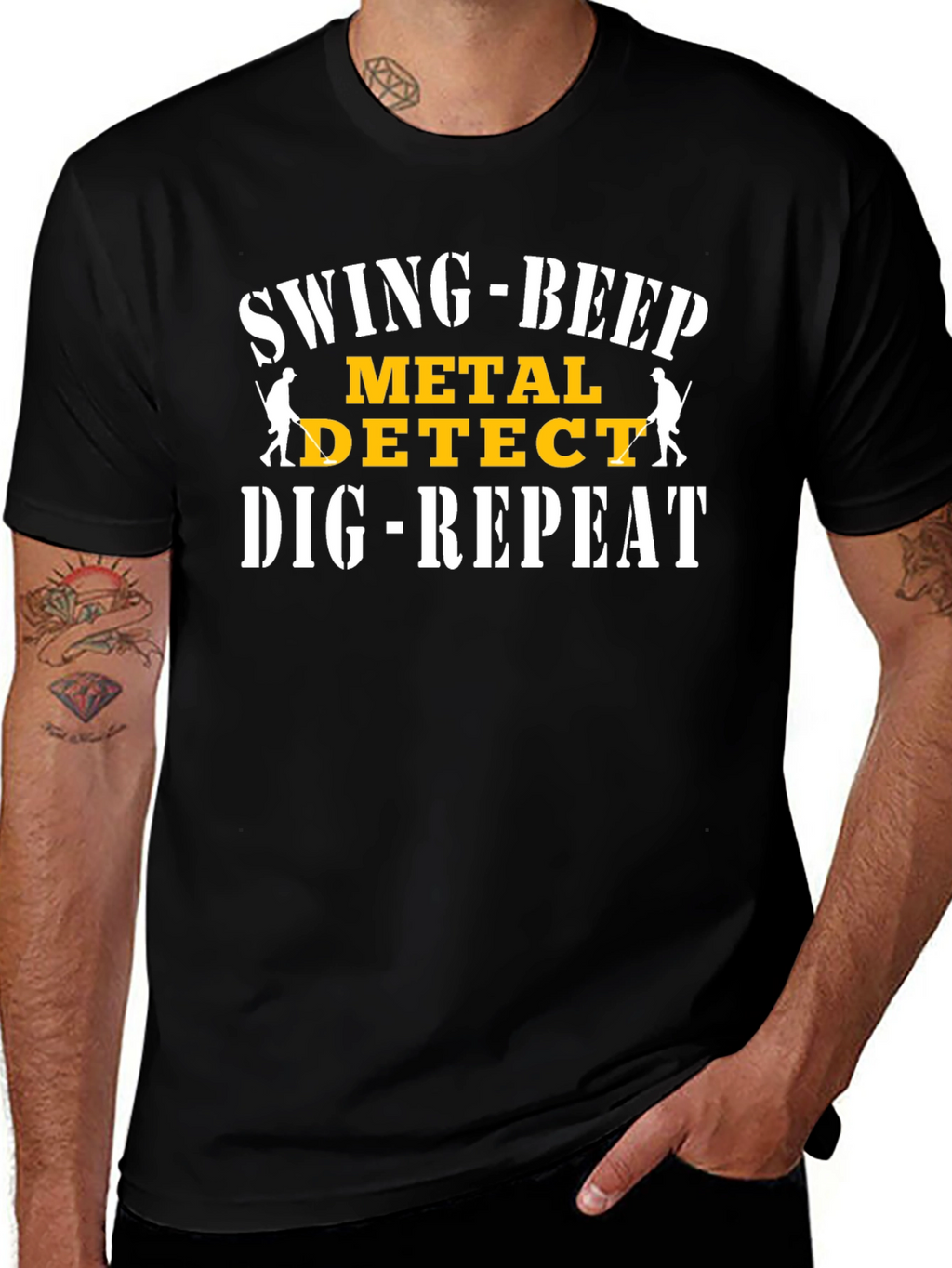 Swing-Beep Metal Detect T-Shirt