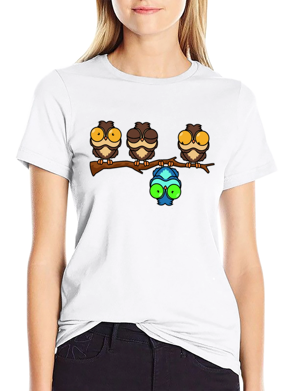 Funny Owl T-Shirt - Unique Humor Tee