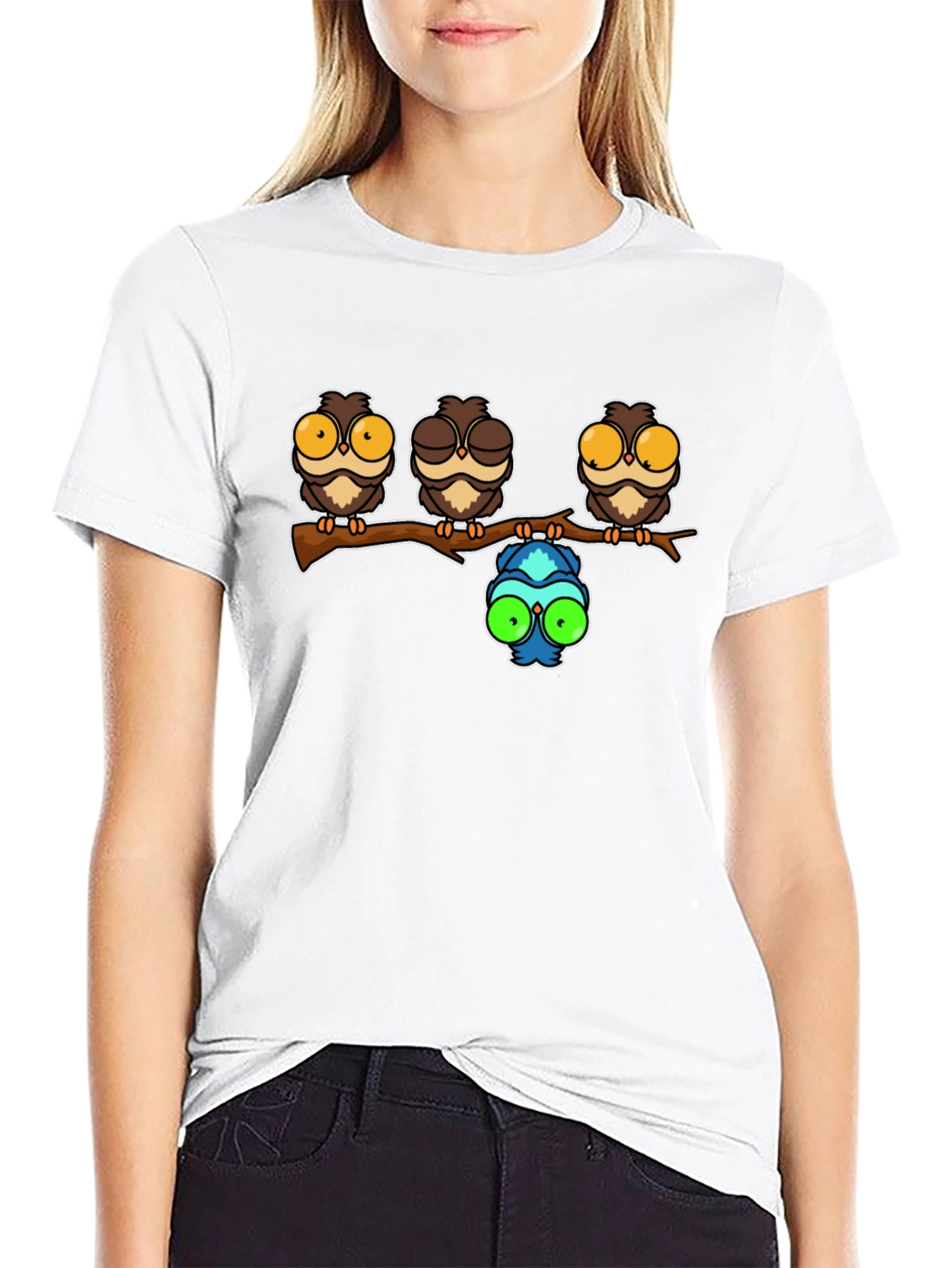 Funny Owl T-Shirt - Unique Humor Tee