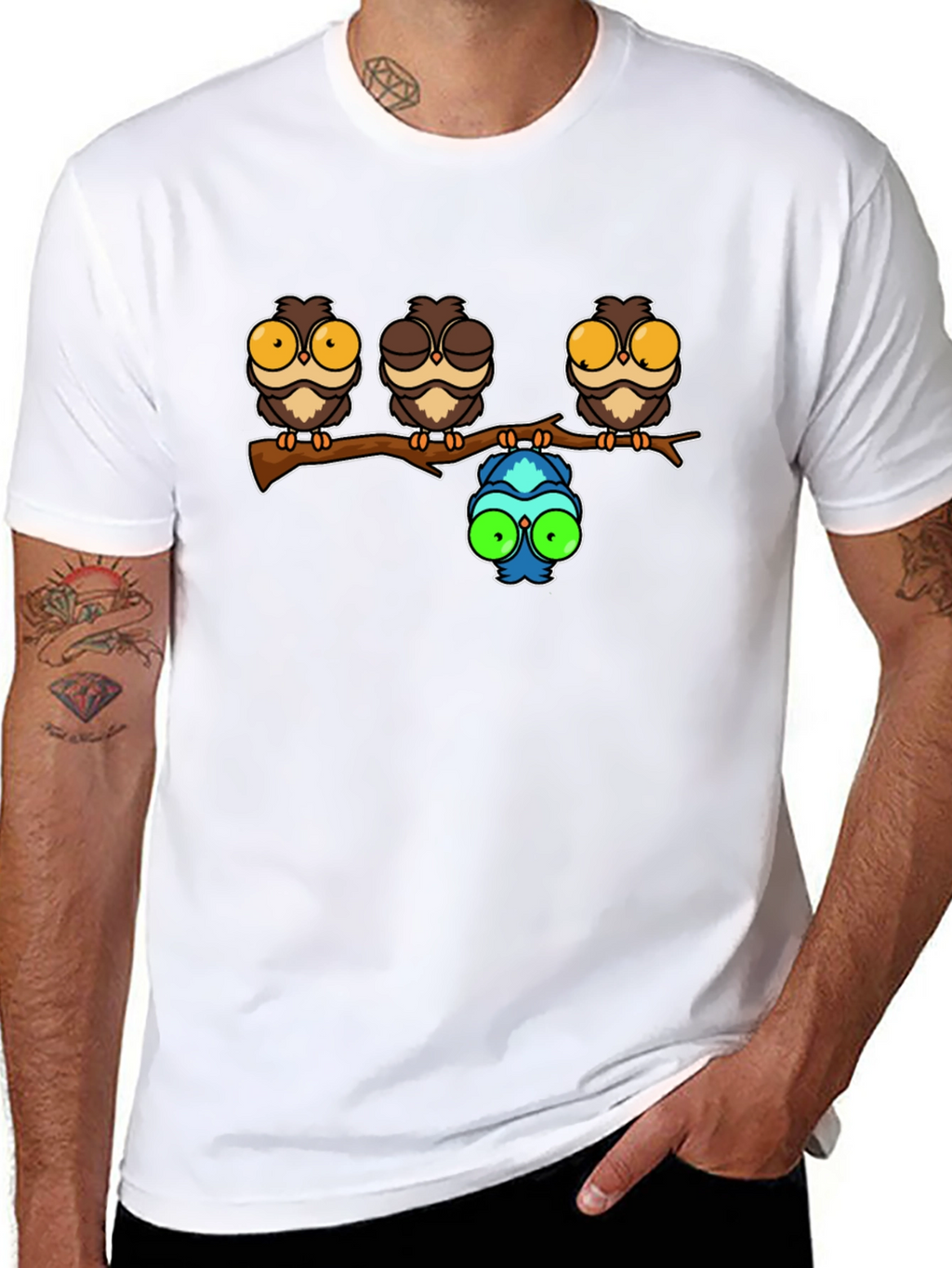 Funny Owl T-Shirt - Unique Humor Tee