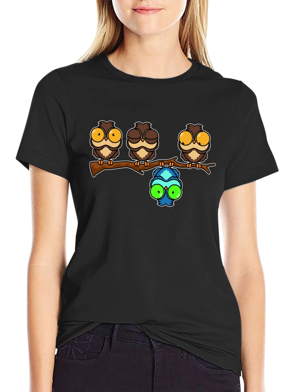 Funny Owl T-Shirt - Unique Humor Tee