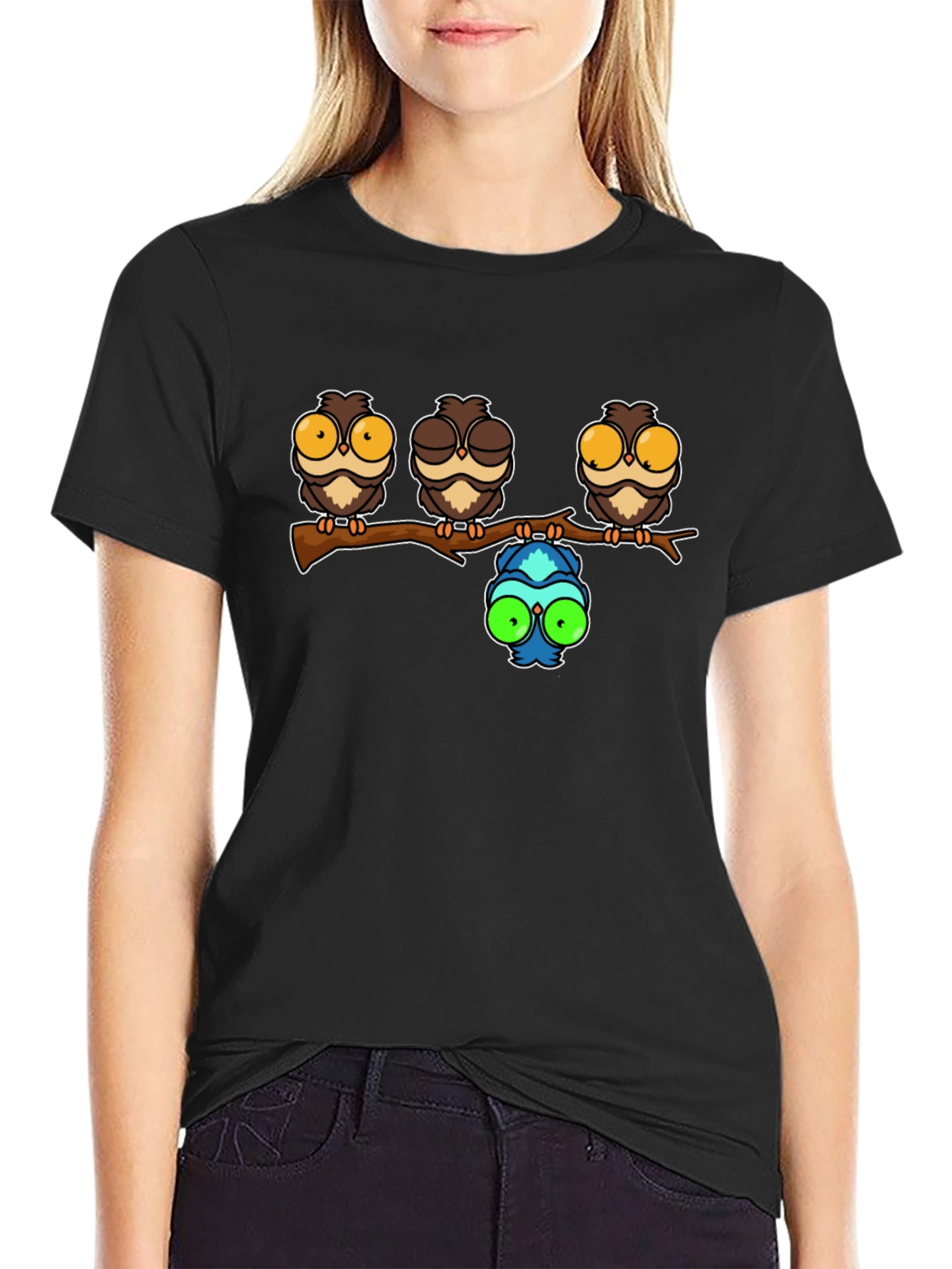 Funny Owl T-Shirt - Unique Humor Tee