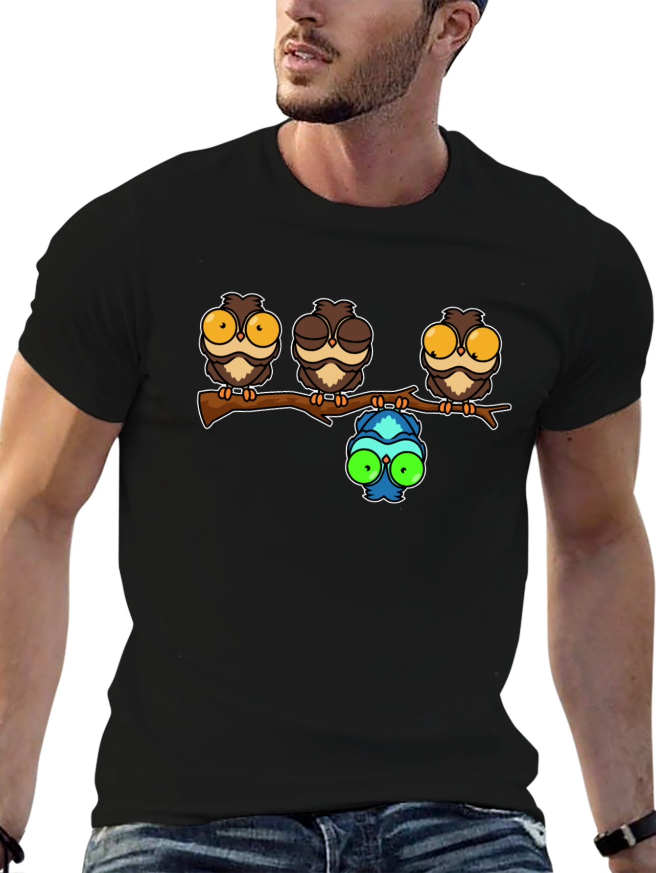 Funny Owl T-Shirt - Unique Humor Tee