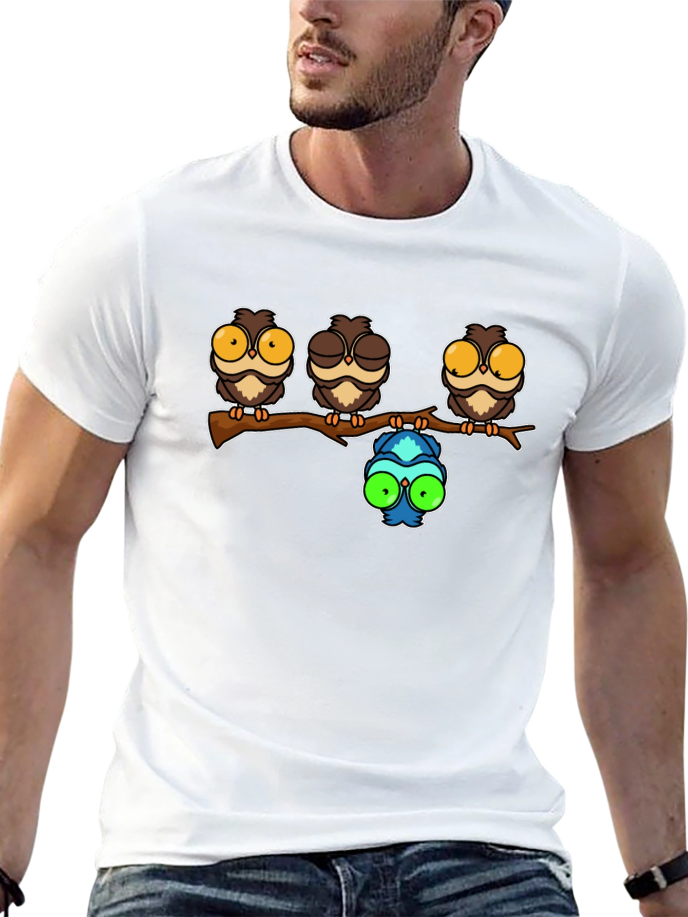 Funny Owl T-Shirt - Unique Humor Tee