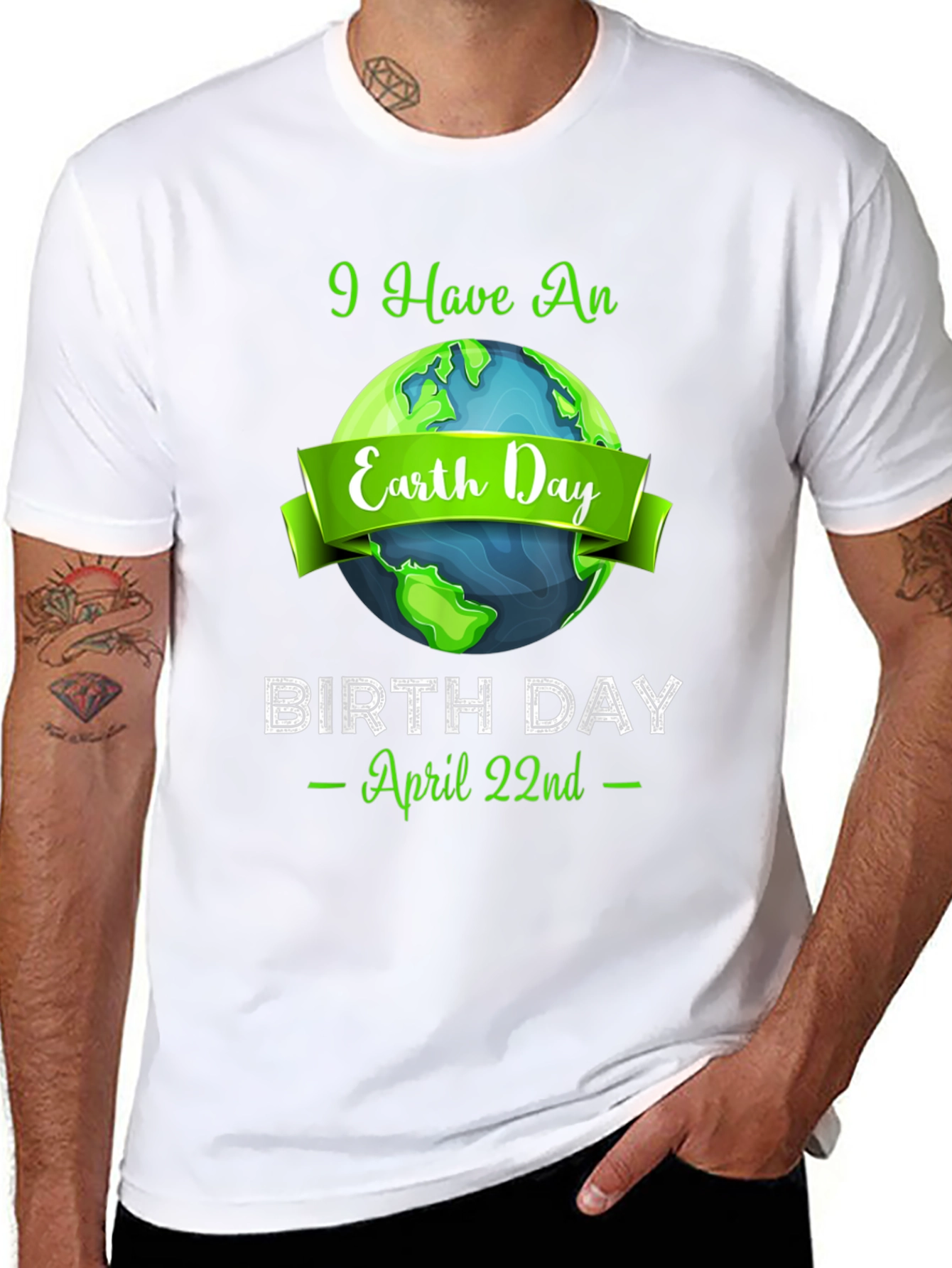 Earth Day Birthday T-Shirt - April 22nd