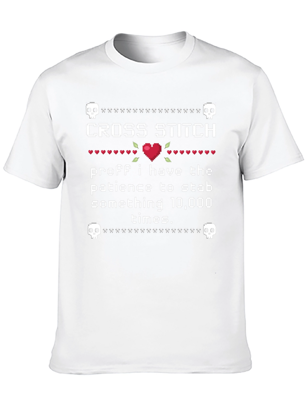 Cross Stitch Patience T-Shirt
