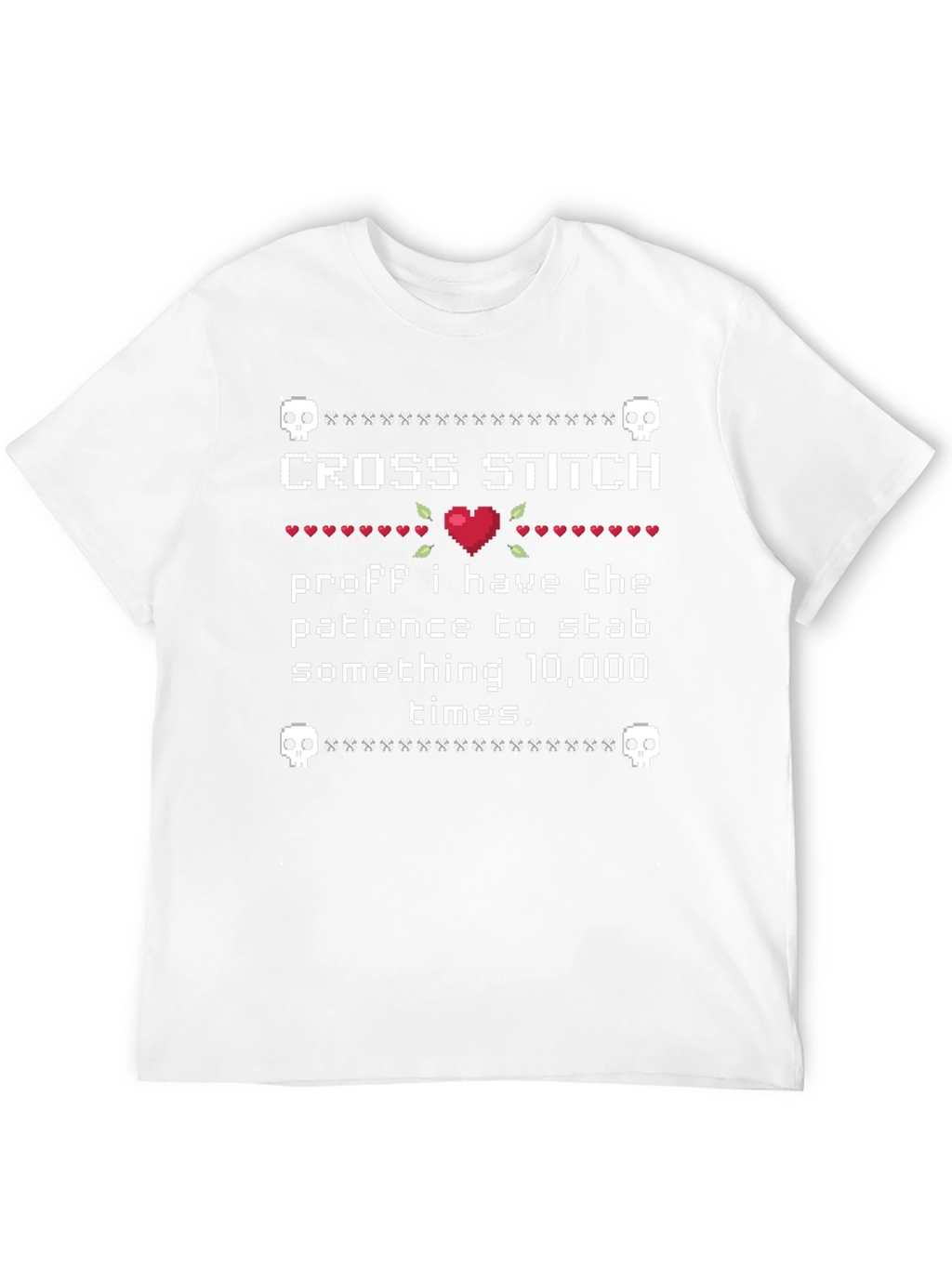 Cross Stitch Patience T-Shirt
