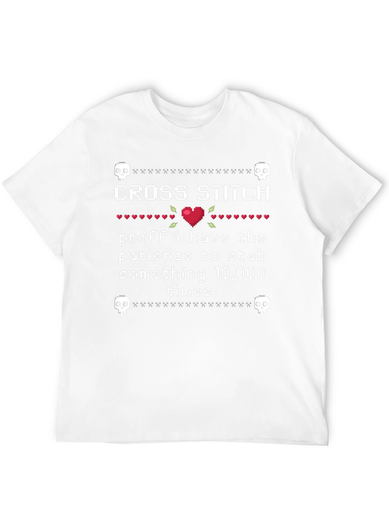 Cross Stitch Patience T-Shirt