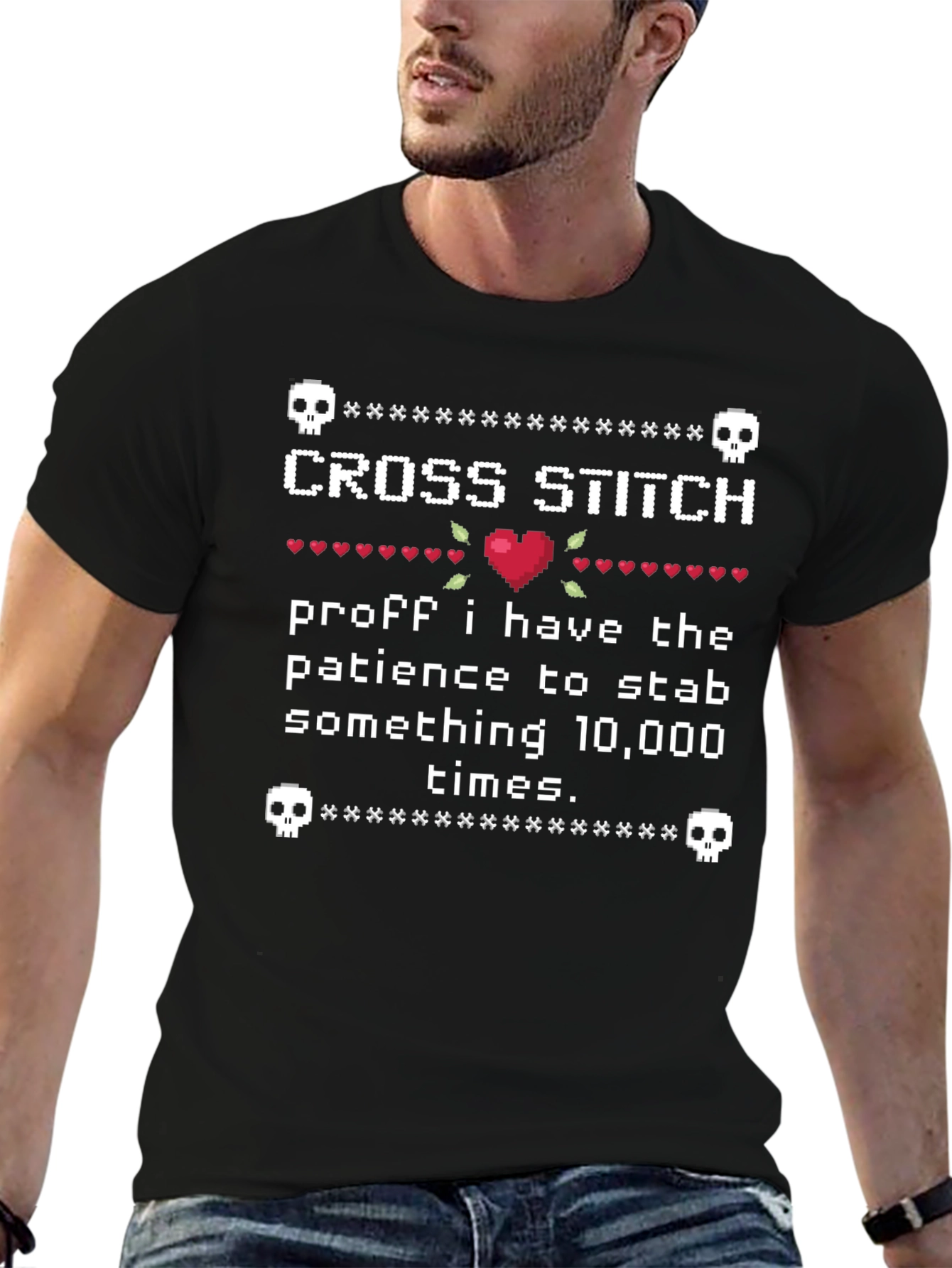 Cross Stitch Patience T-Shirt