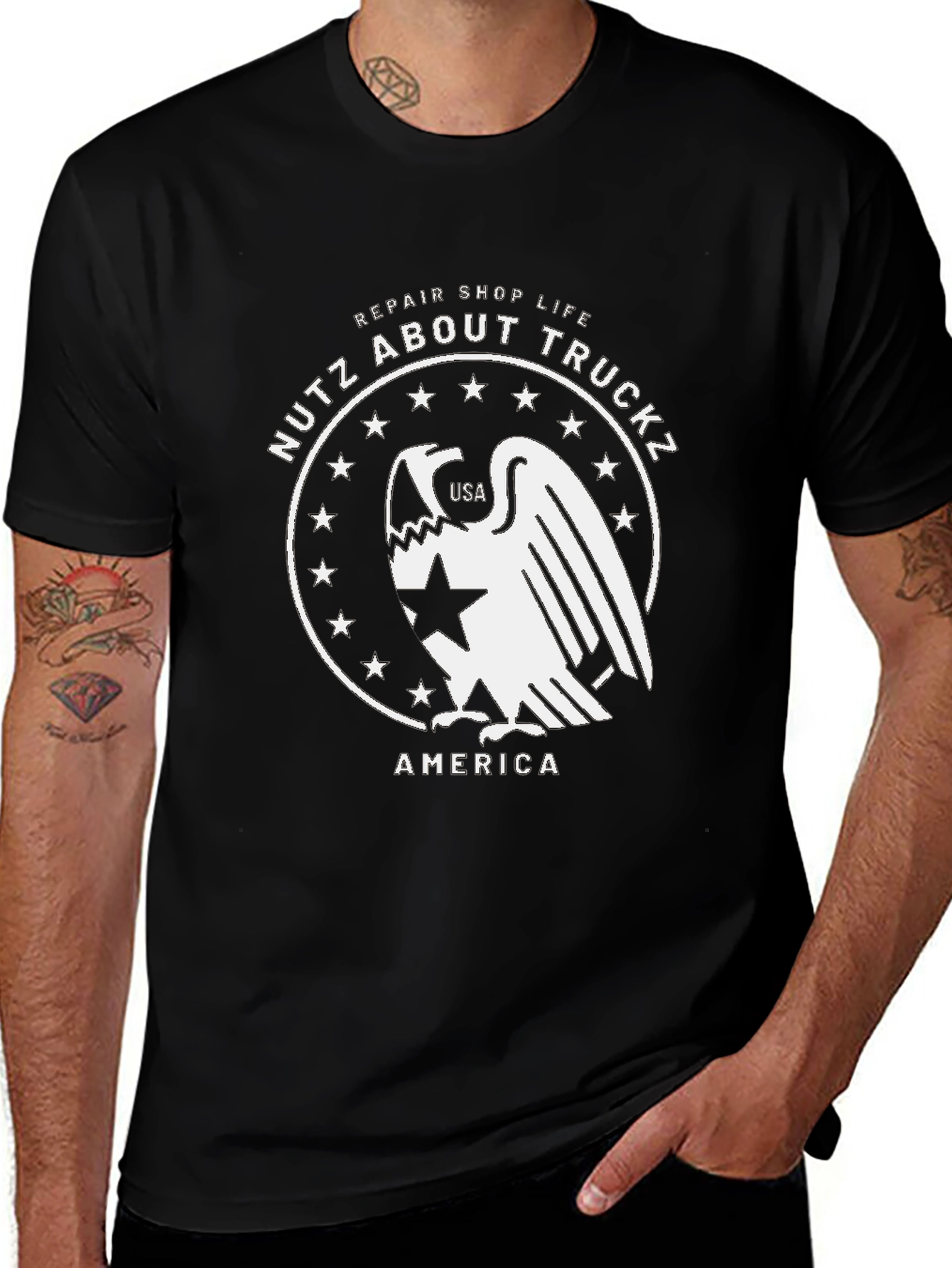 Nutz About Truckz USA T-Shirt