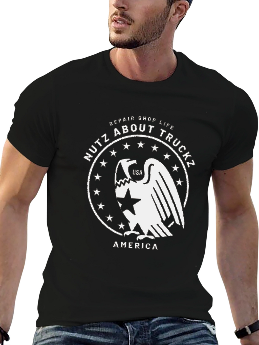 Nutz About Truckz USA T-Shirt