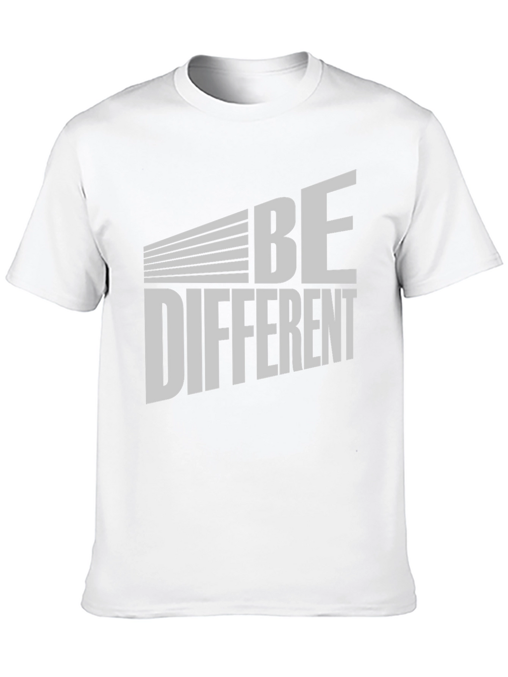 Be Different Graphic Tee - Black Cotton T-Shirt
