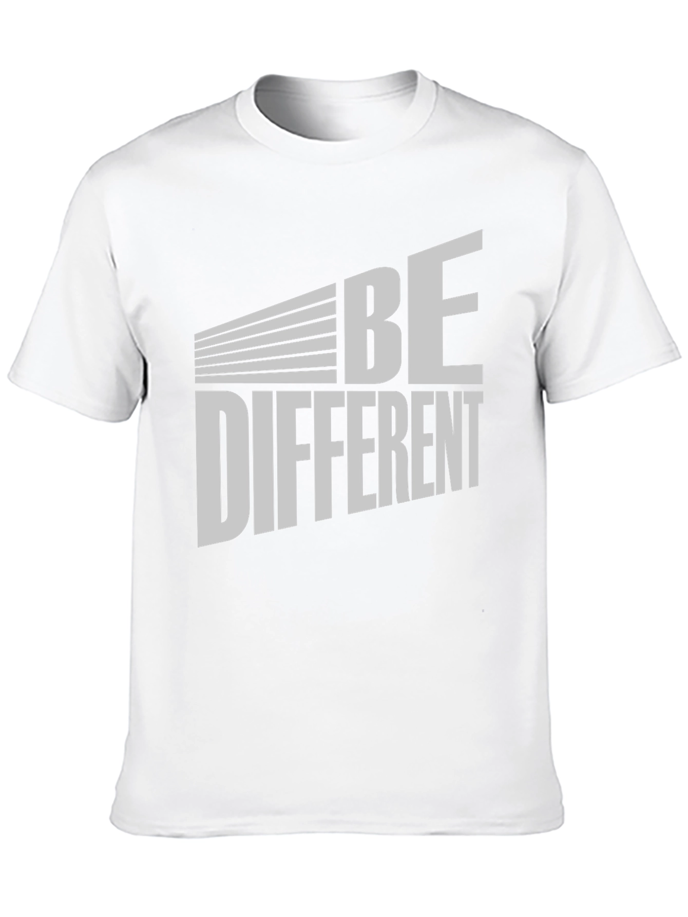 Be Different Graphic Tee - Black Cotton T-Shirt