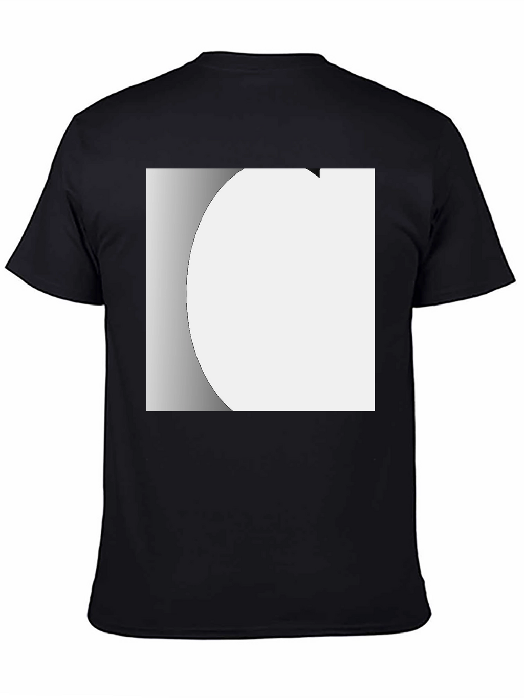 Modern Black Crew Neck T-Shirt