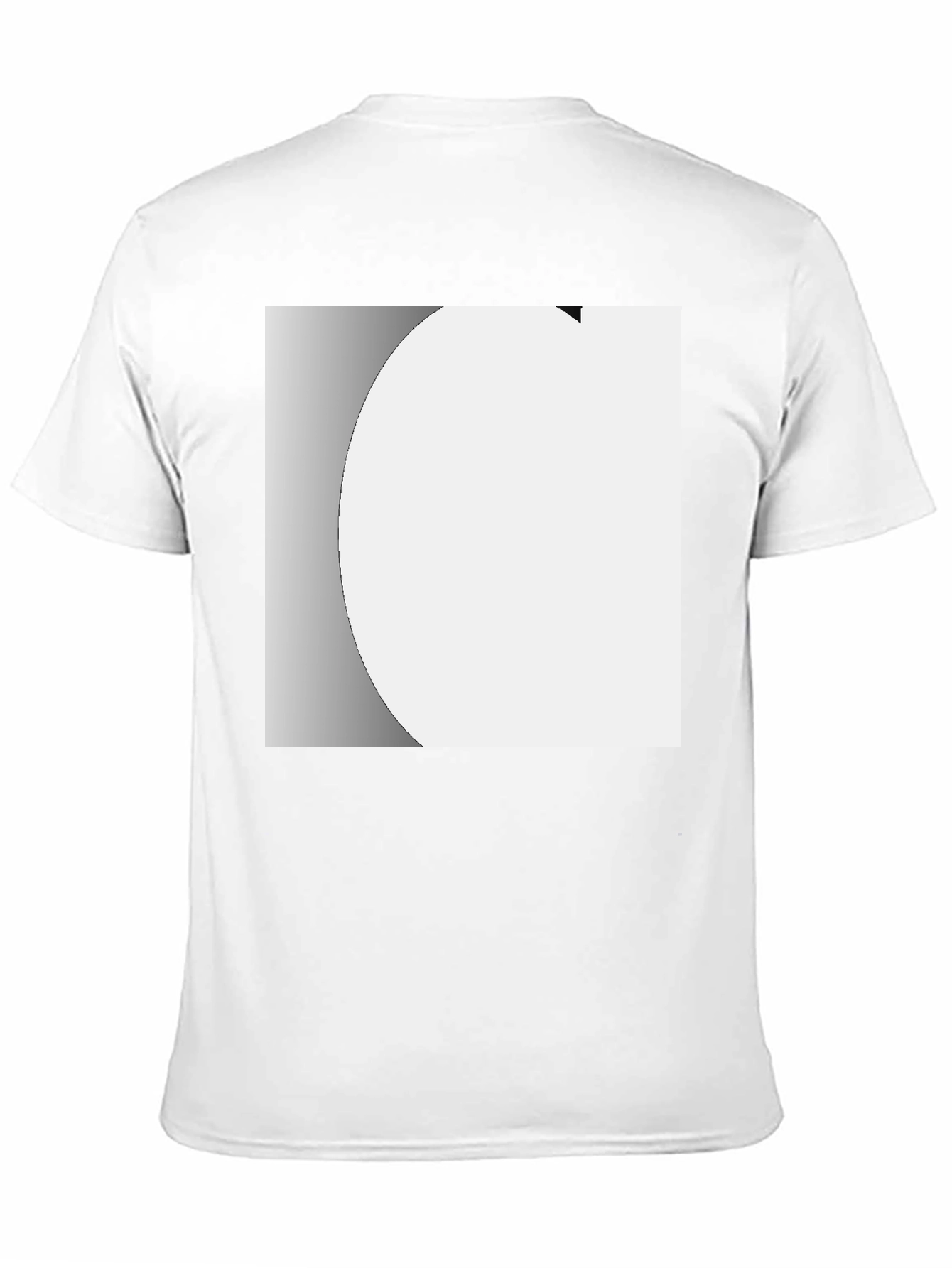 Modern Black Crew Neck T-Shirt