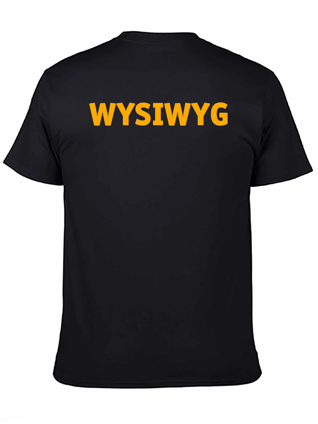 WYSIWYG Graphic T-Shirt - Black