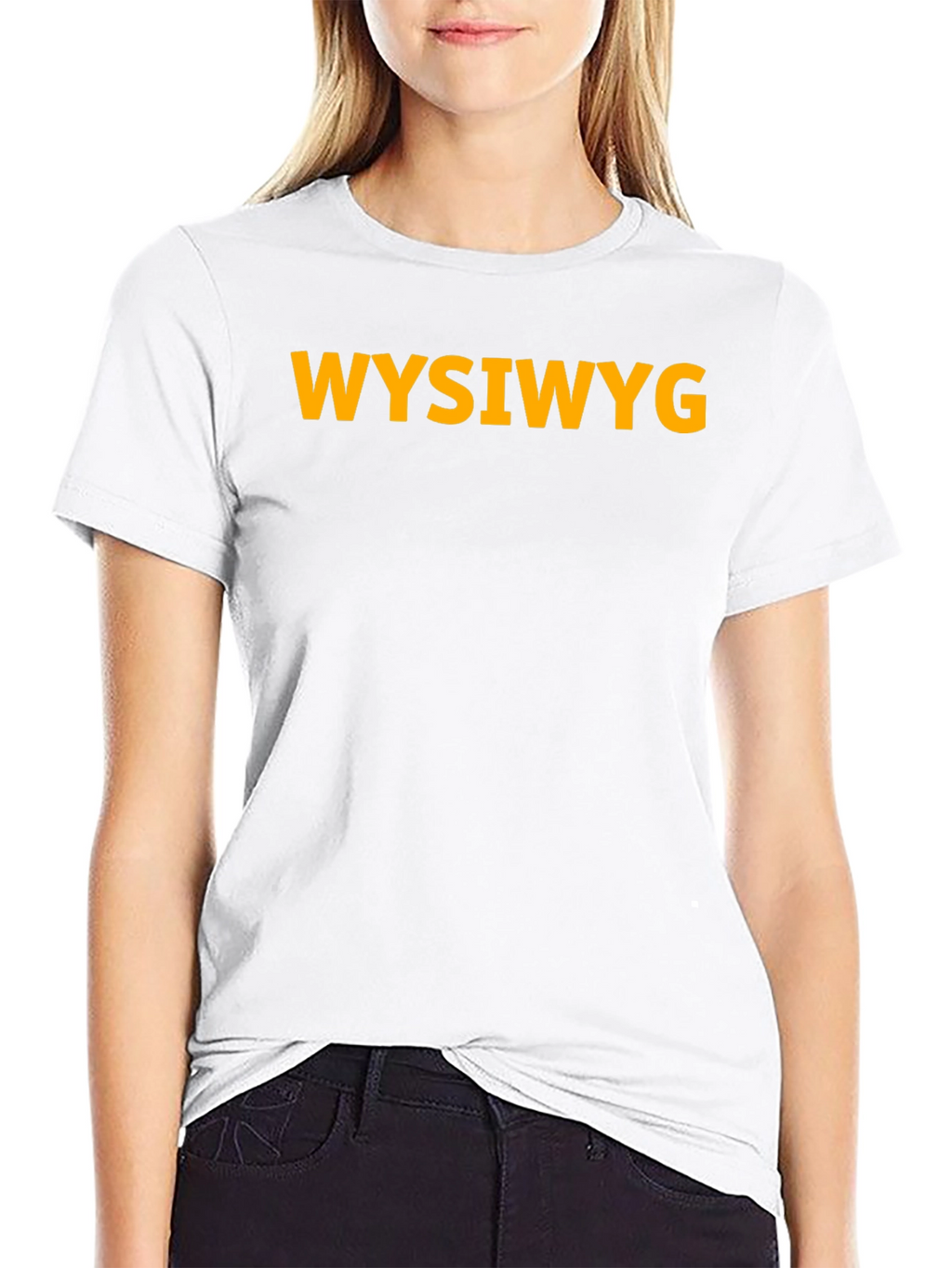 WYSIWYG Graphic T-Shirt - Black