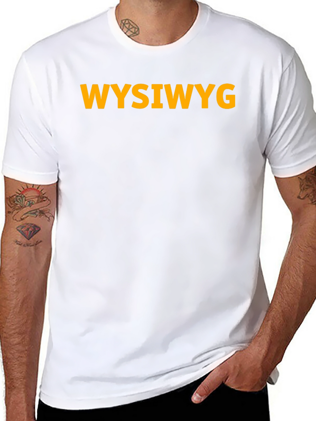 WYSIWYG Graphic T-Shirt - Black