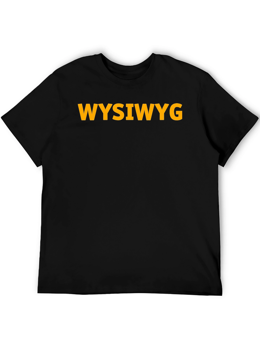WYSIWYG Graphic T-Shirt - Black