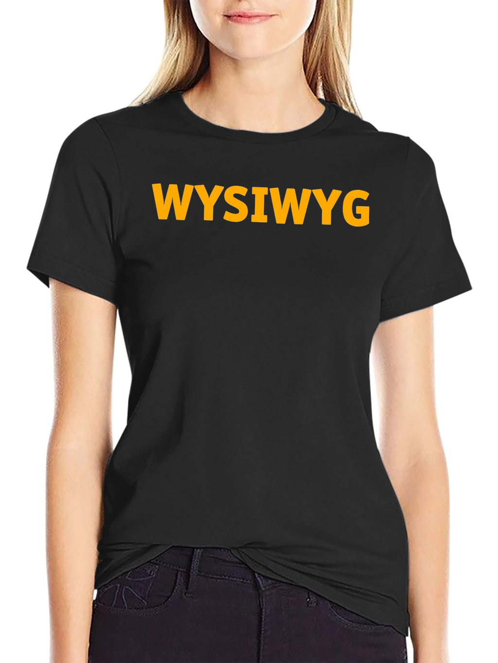 WYSIWYG Graphic T-Shirt - Black
