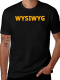 WYSIWYG Graphic T-Shirt - Black