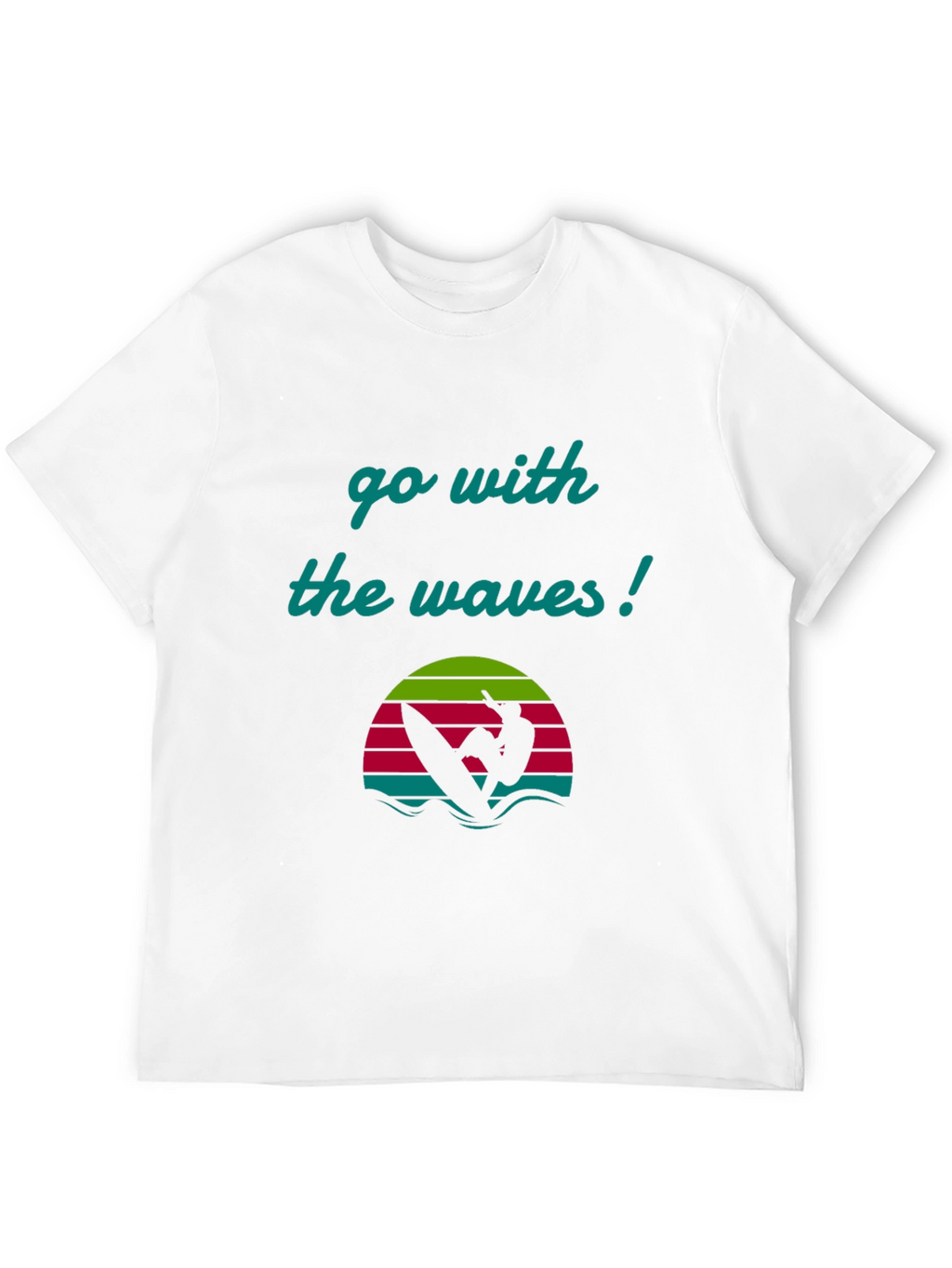 Go With The Waves Graphic Tee