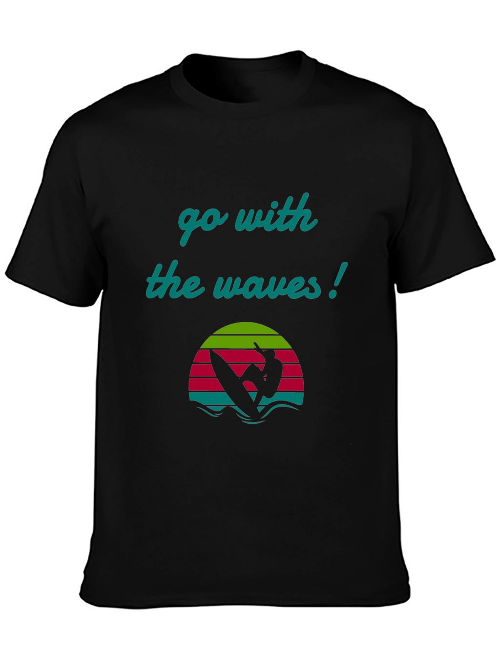 Go With The Waves Graphic Tee
