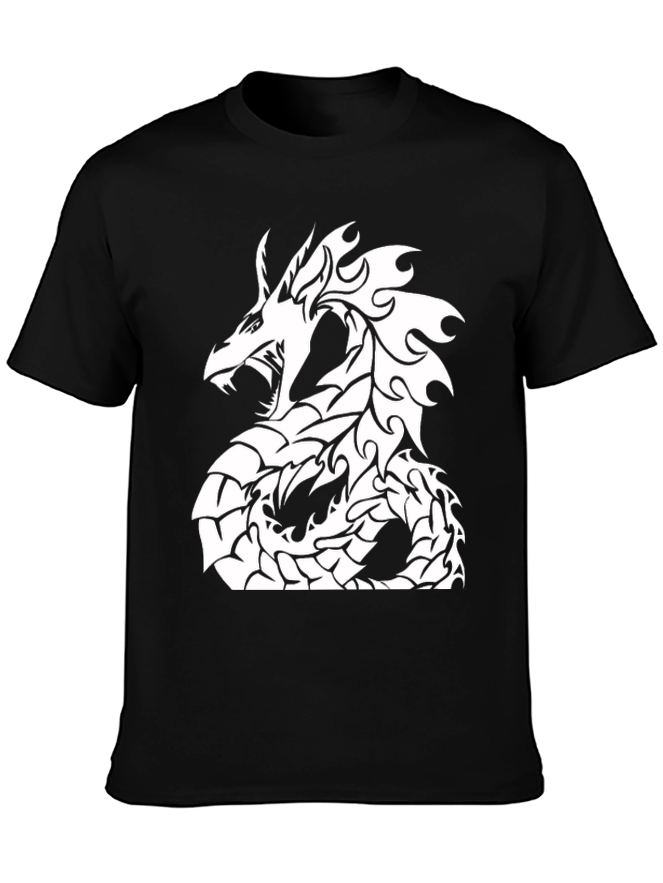 Black Dragon Graphic Tee - Stylish Casual Wear