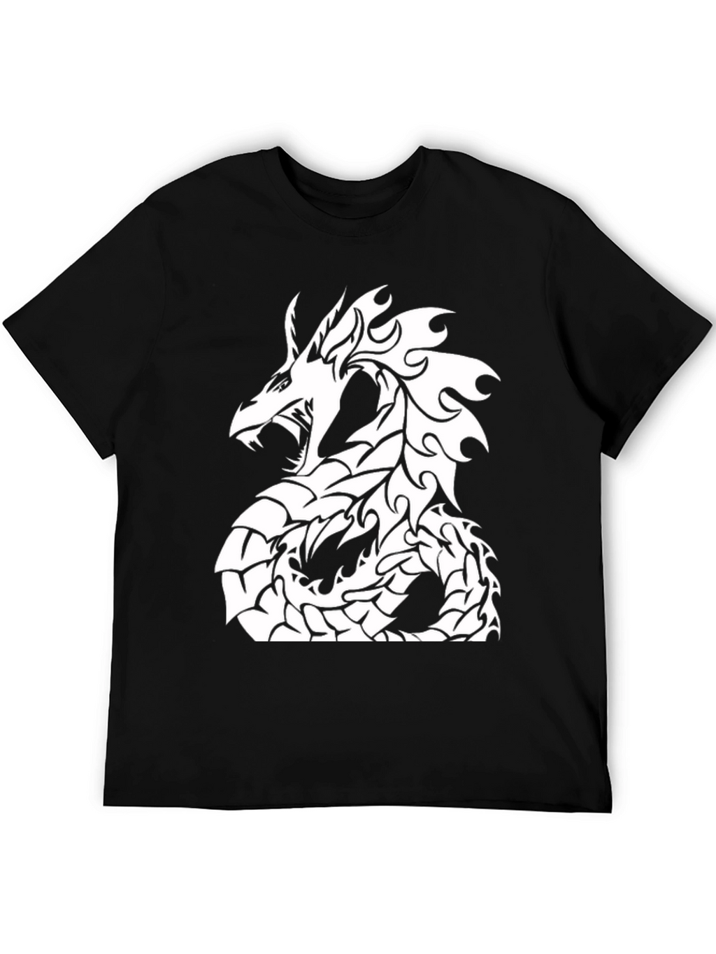 Black Dragon Graphic Tee - Stylish Casual Wear