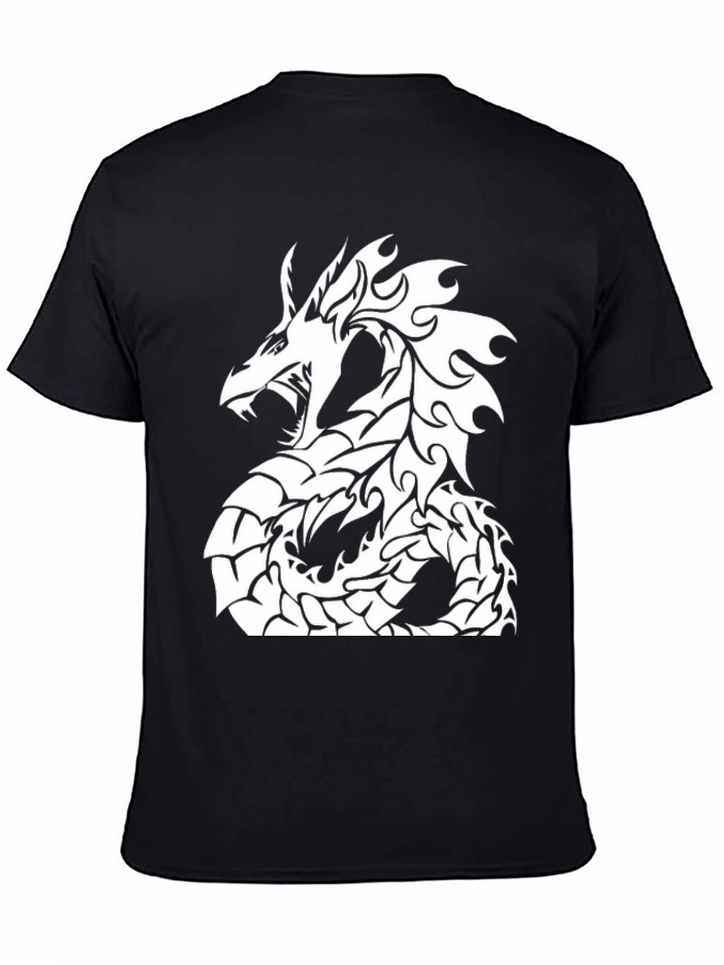 Black Dragon Graphic Tee - Stylish Casual Wear