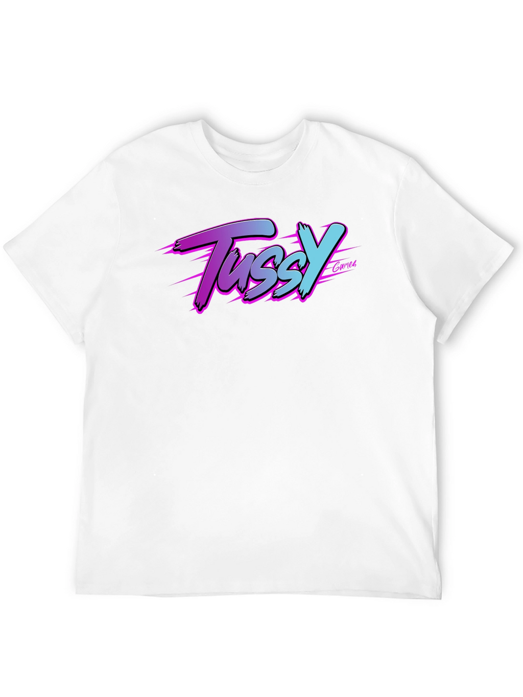 Tussy Gamer Black T-Shirt - Retro Style