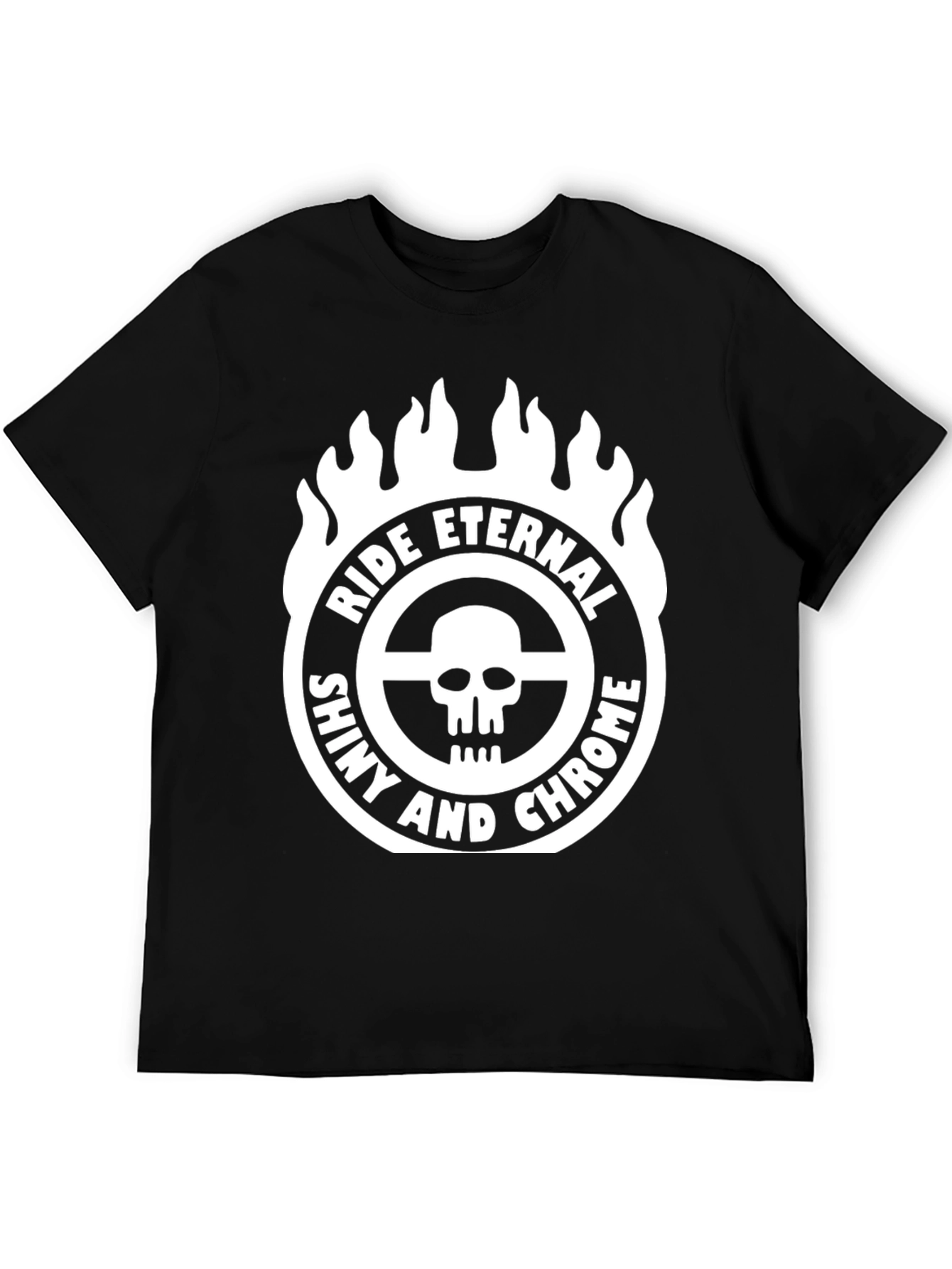 Ride Eternal Shiny and Chrome Black T-Shirt