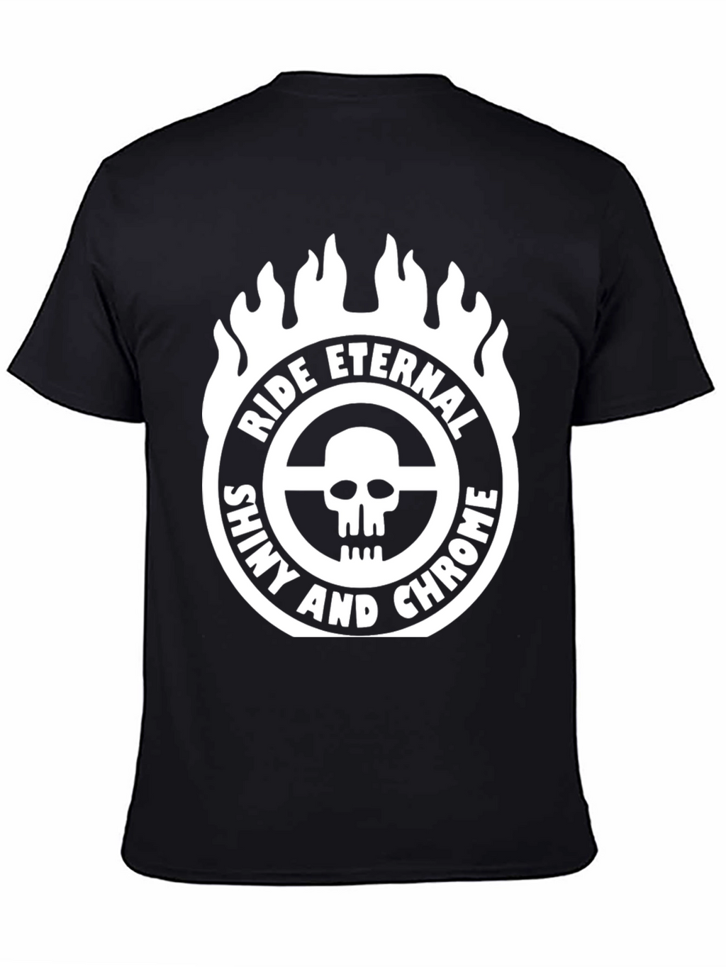 Ride Eternal Shiny and Chrome Black T-Shirt