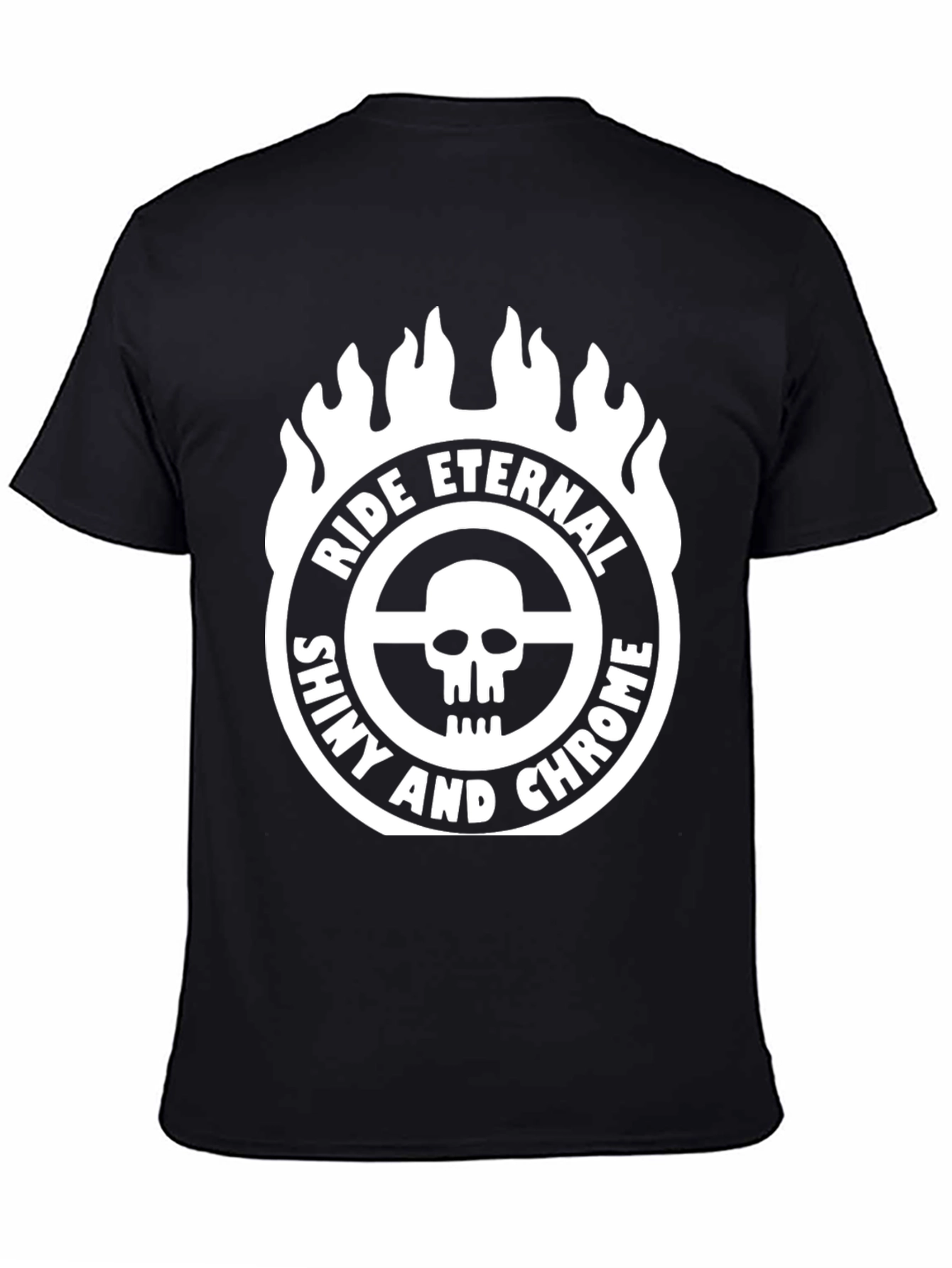 Ride Eternal Shiny and Chrome Black T-Shirt