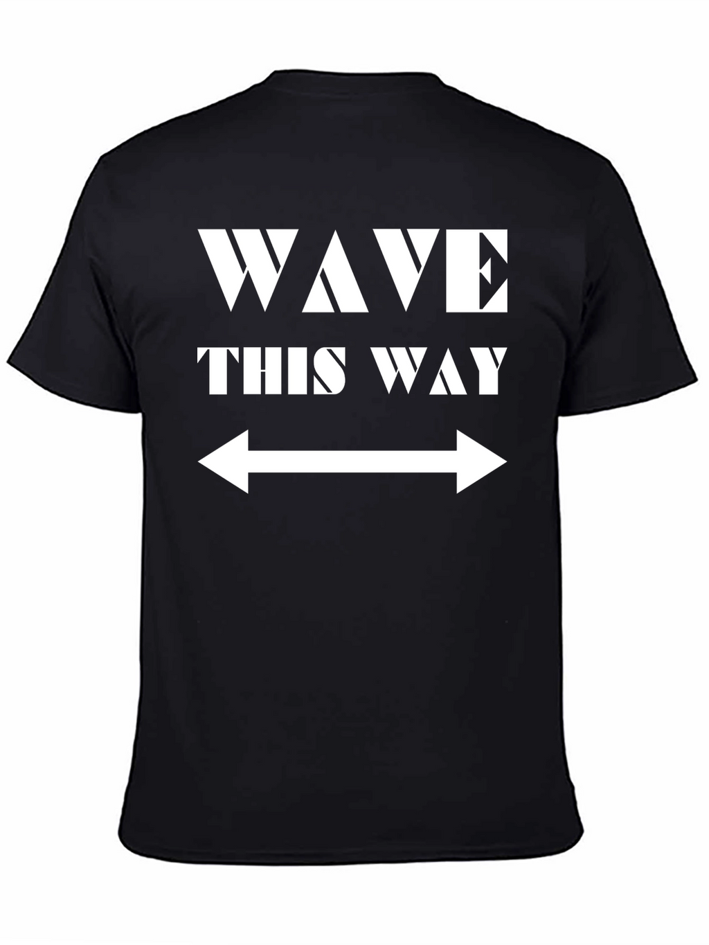 Wave This Way Graphic T-Shirt - Black
