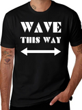 Wave This Way Graphic T-Shirt - Black