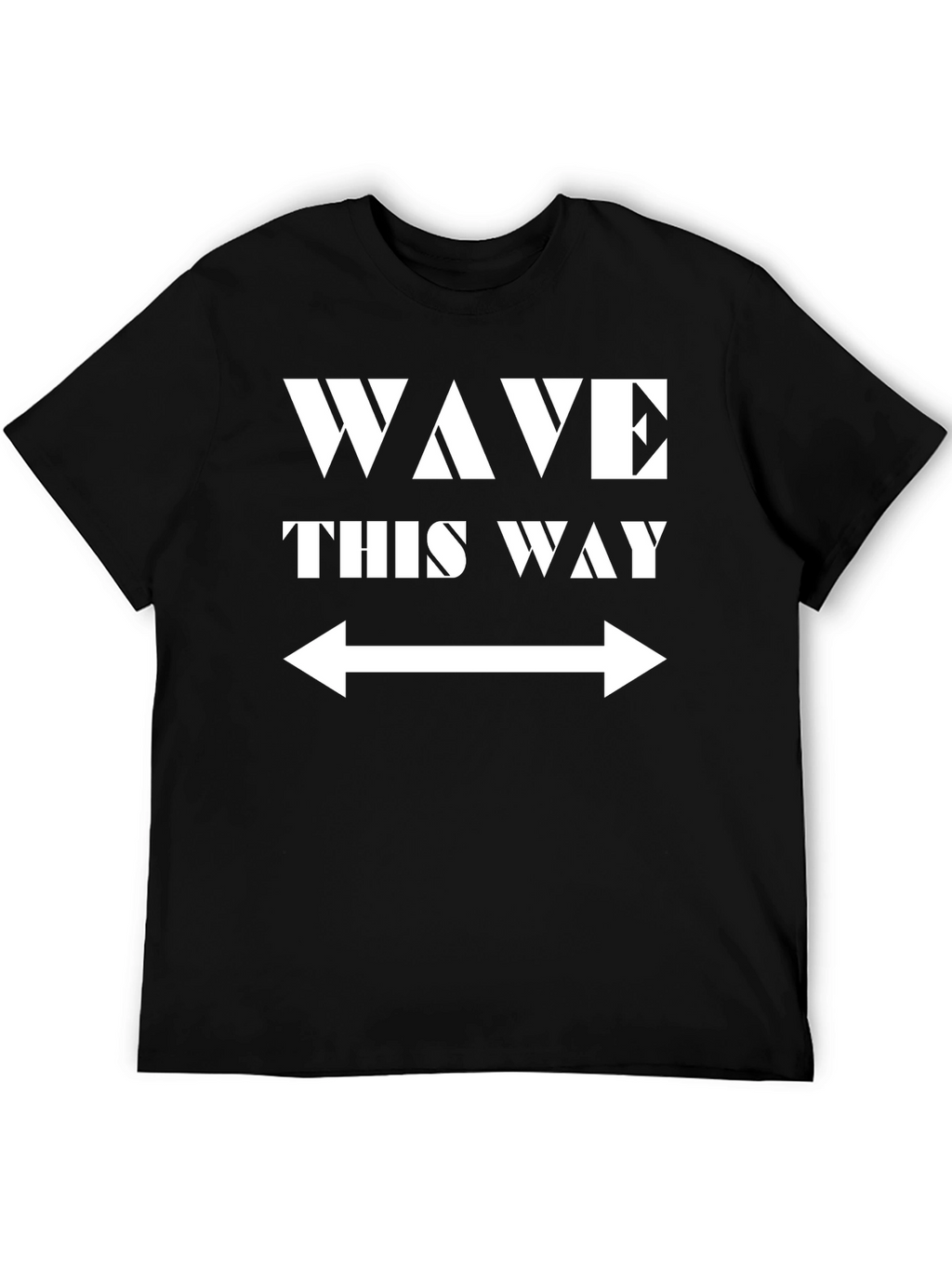 Wave This Way Graphic T-Shirt - Black