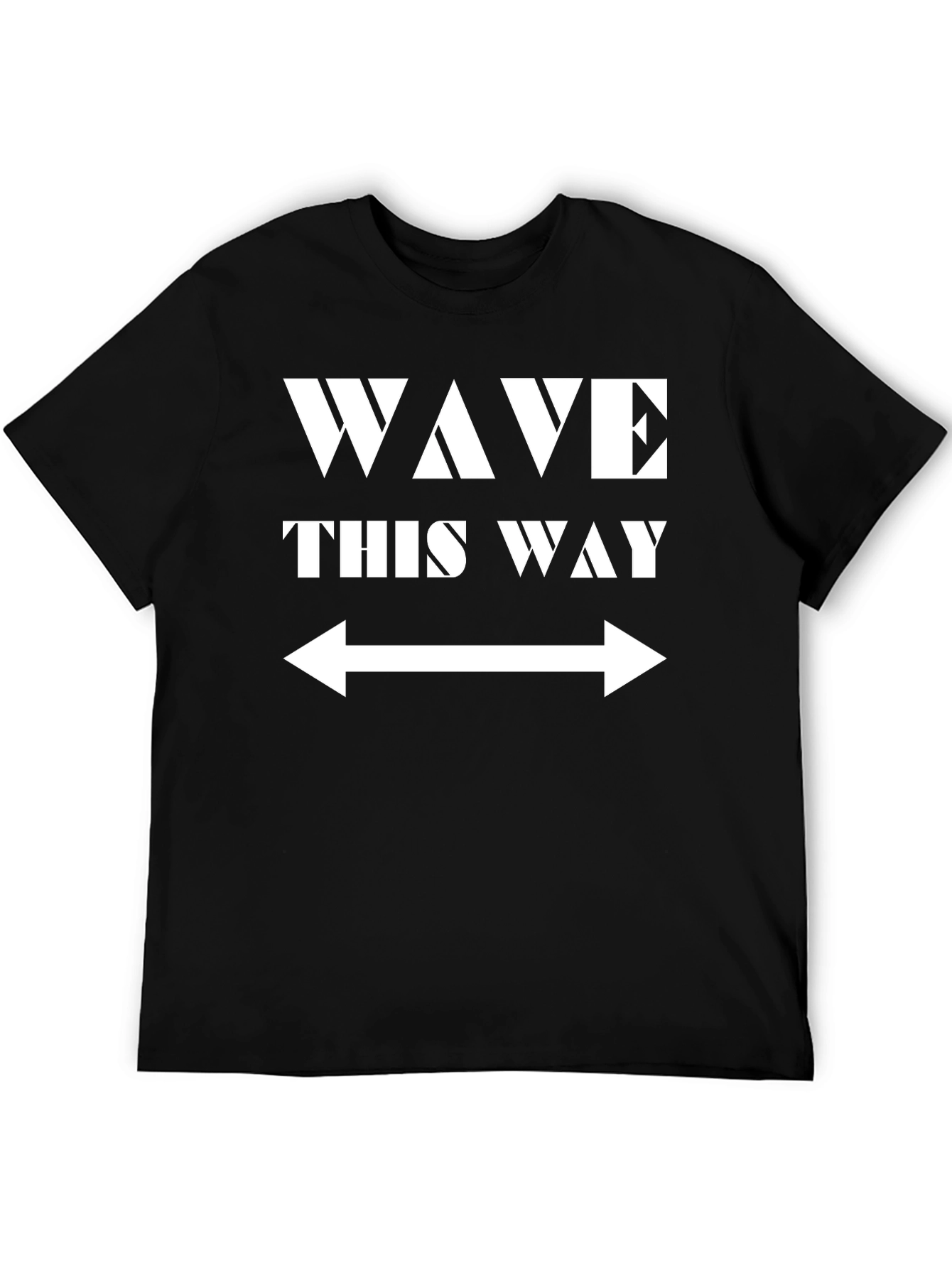 Wave This Way Graphic T-Shirt - Black