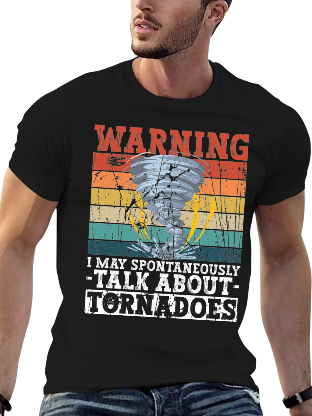Warning: May Spontaneously Talk About Tornadoes T-Shirt