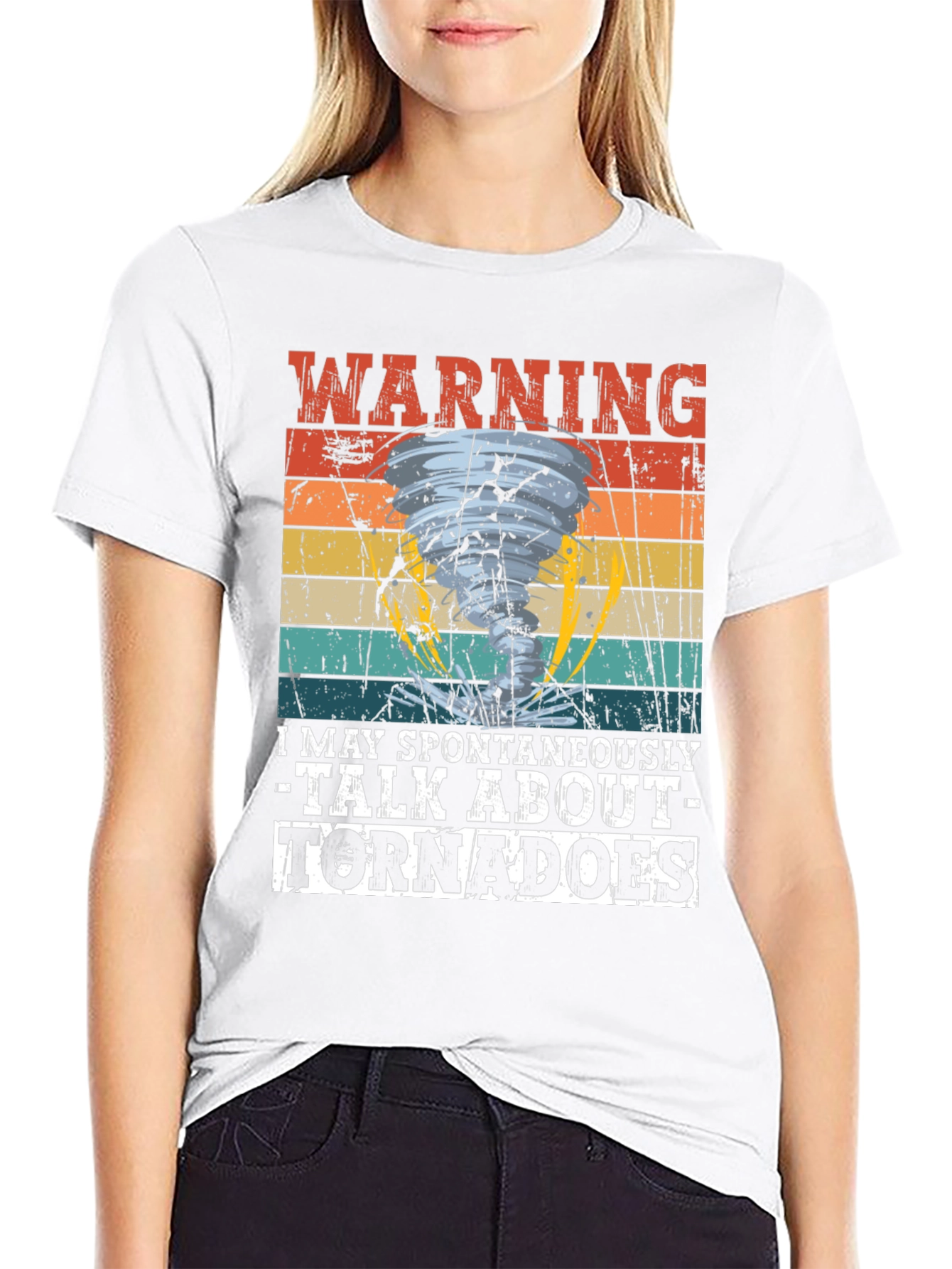 Warning: May Spontaneously Talk About Tornadoes T-Shirt
