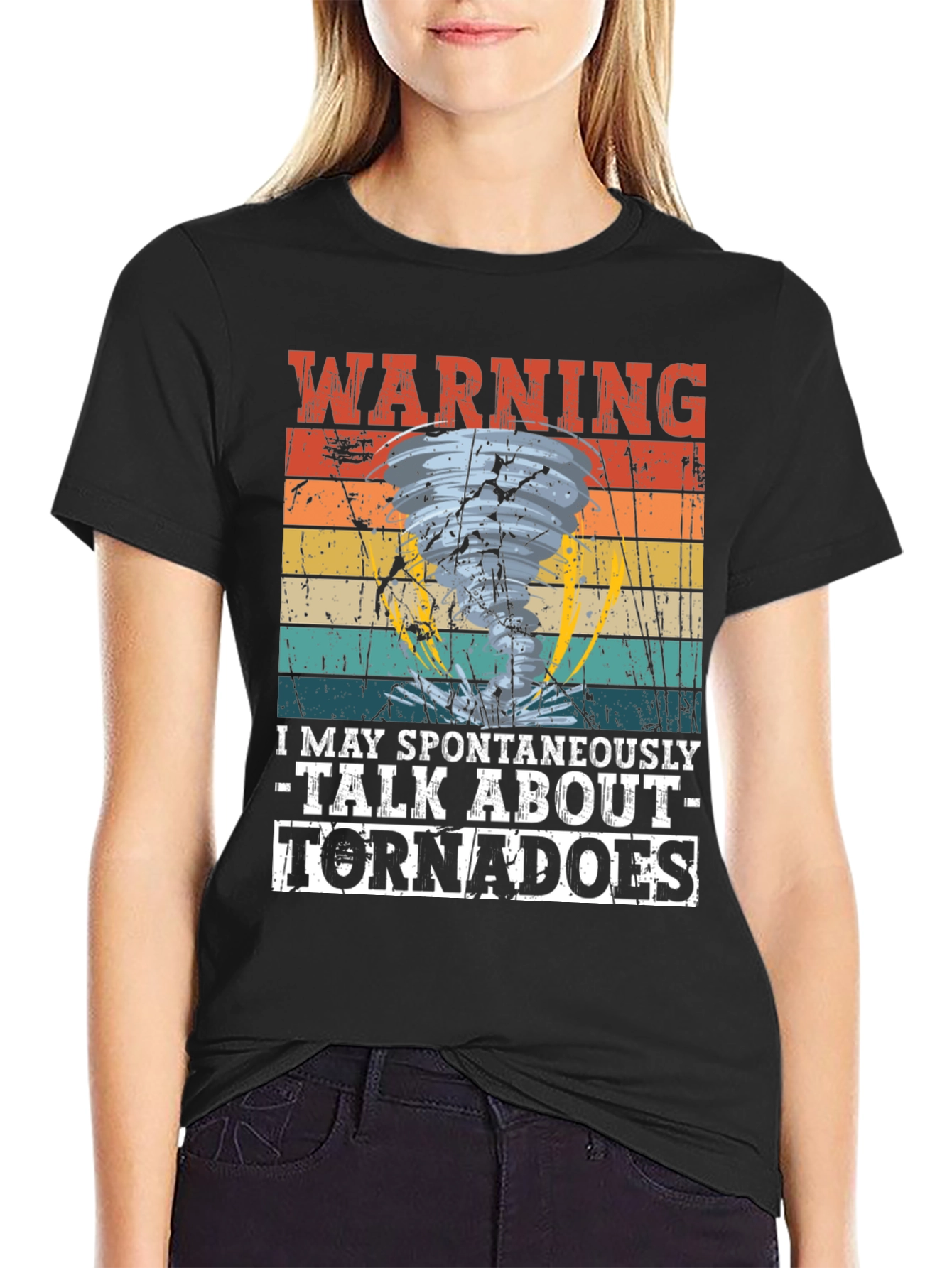 Warning: May Spontaneously Talk About Tornadoes T-Shirt