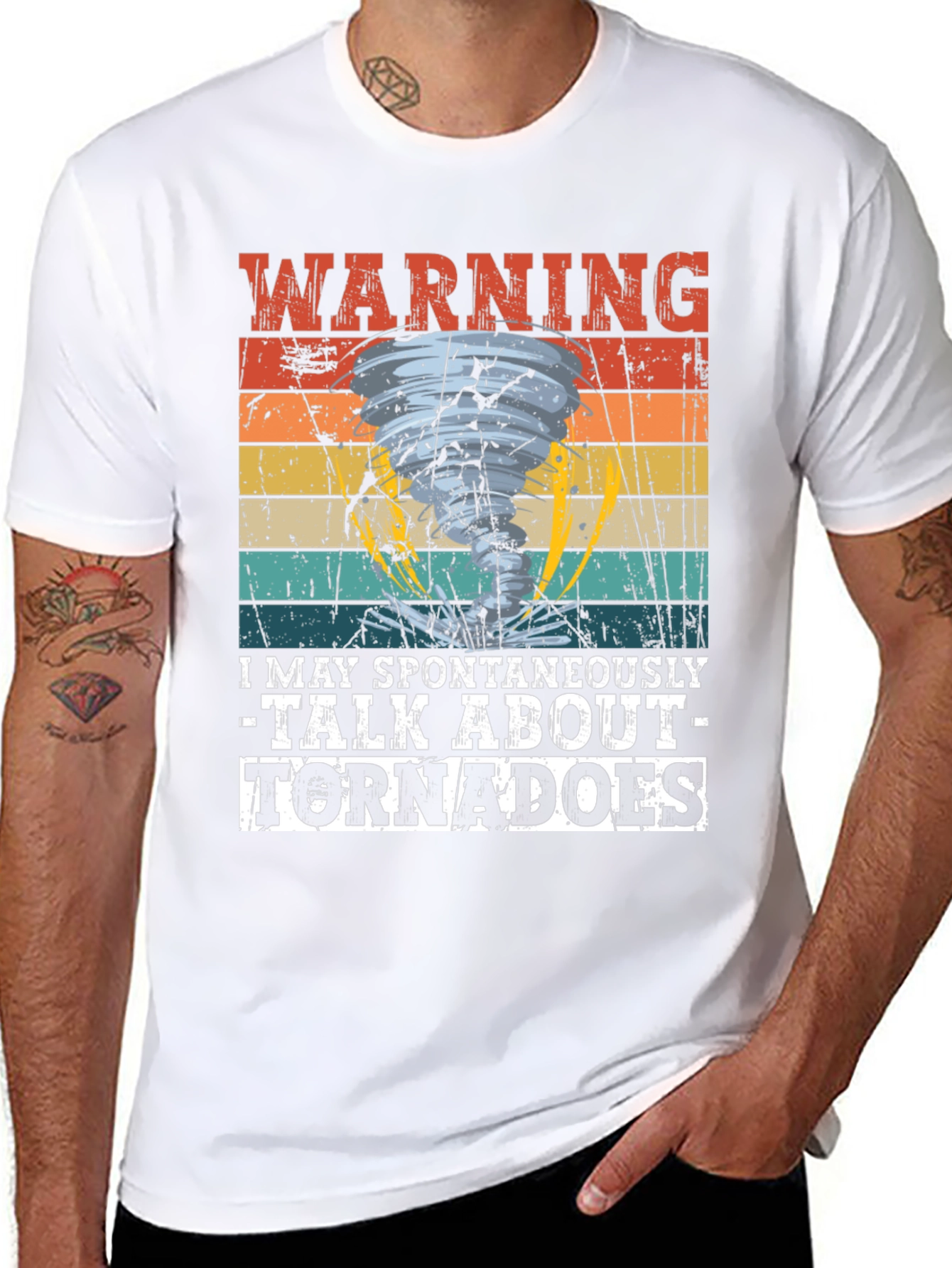 Warning: May Spontaneously Talk About Tornadoes T-Shirt
