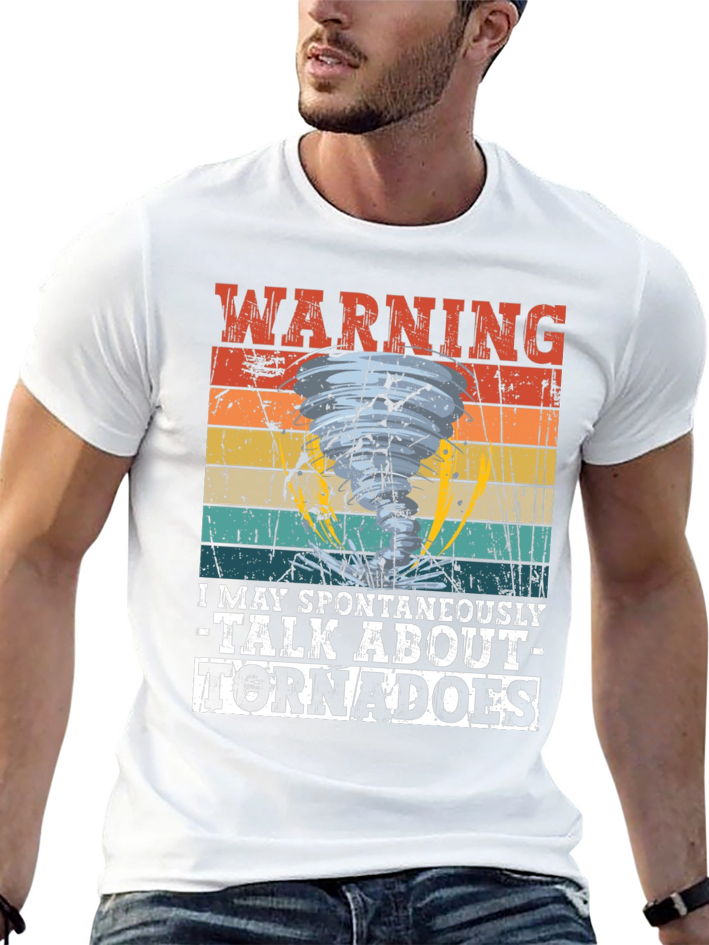 Warning: May Spontaneously Talk About Tornadoes T-Shirt